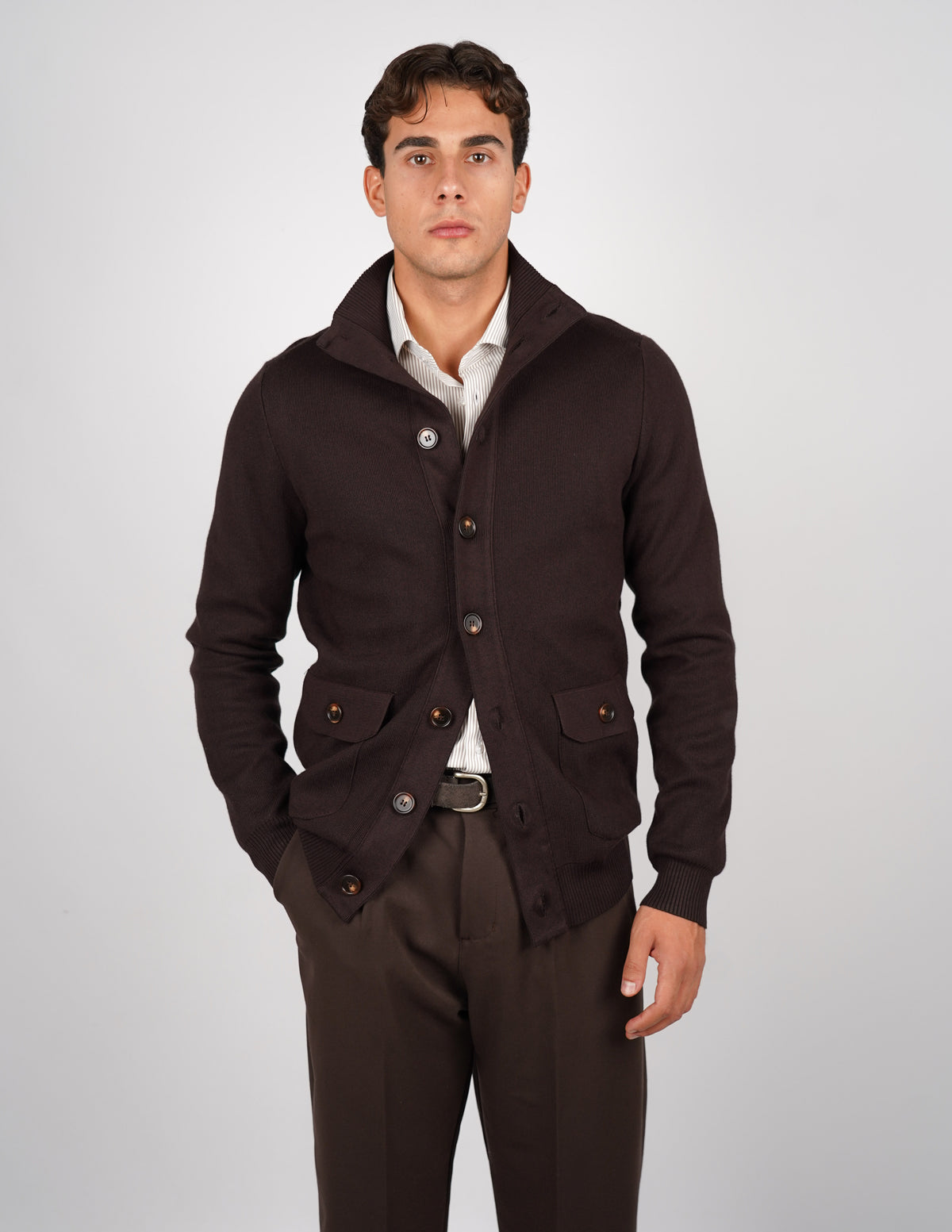 CARDIGAN CON BOTTONI MANICA LUNGA
