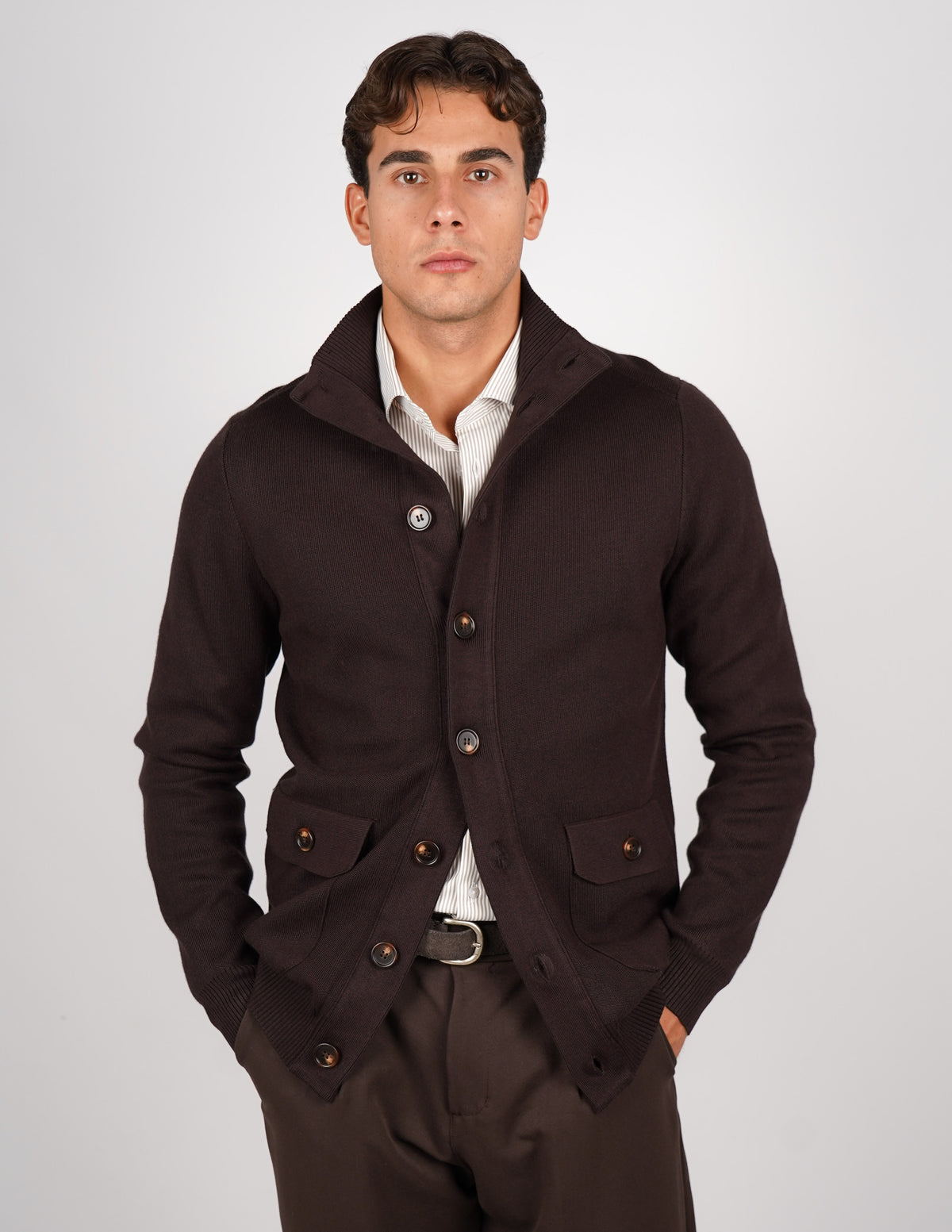 CARDIGAN CON BOTTONI MANICA LUNGA