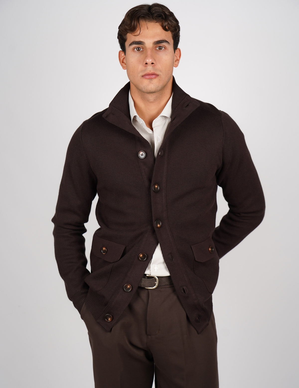 CARDIGAN CON BOTTONI MANICA LUNGA