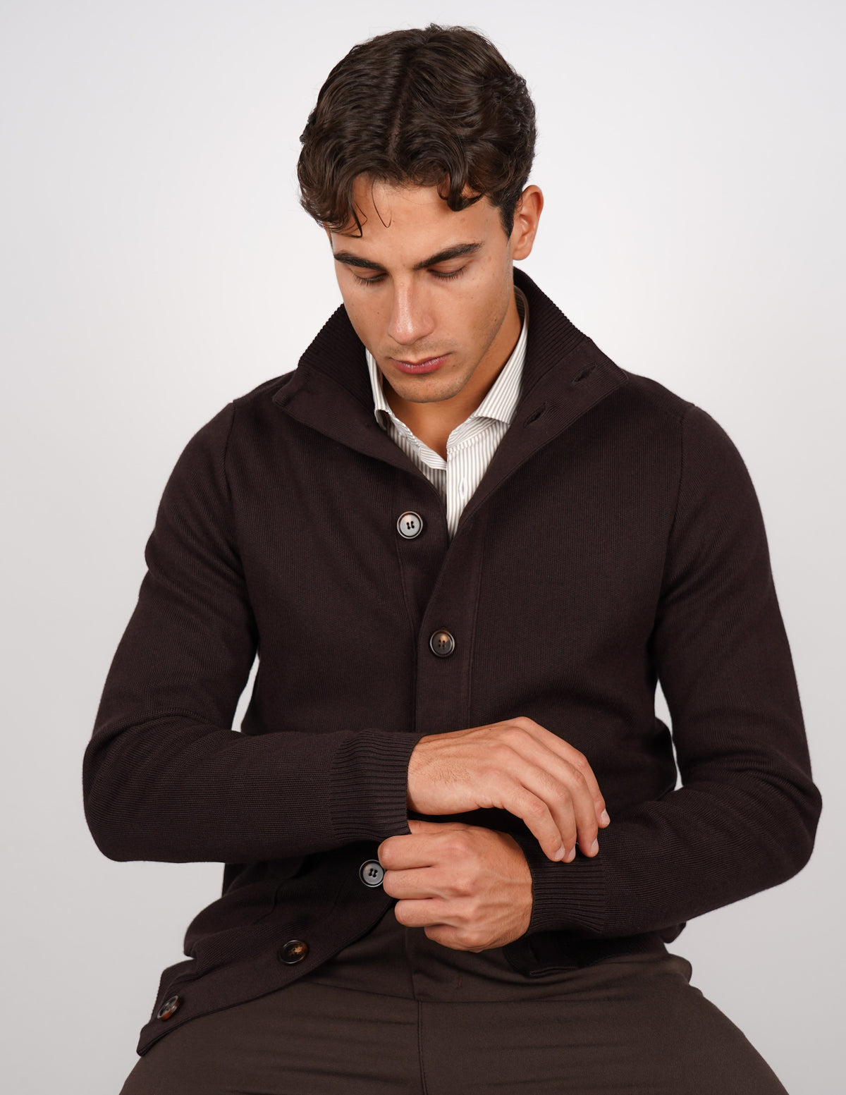 CARDIGAN CON BOTTONI MANICA LUNGA