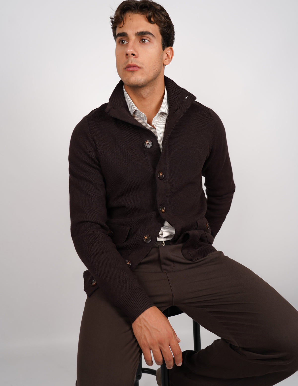 CARDIGAN CON BOTTONI MANICA LUNGA