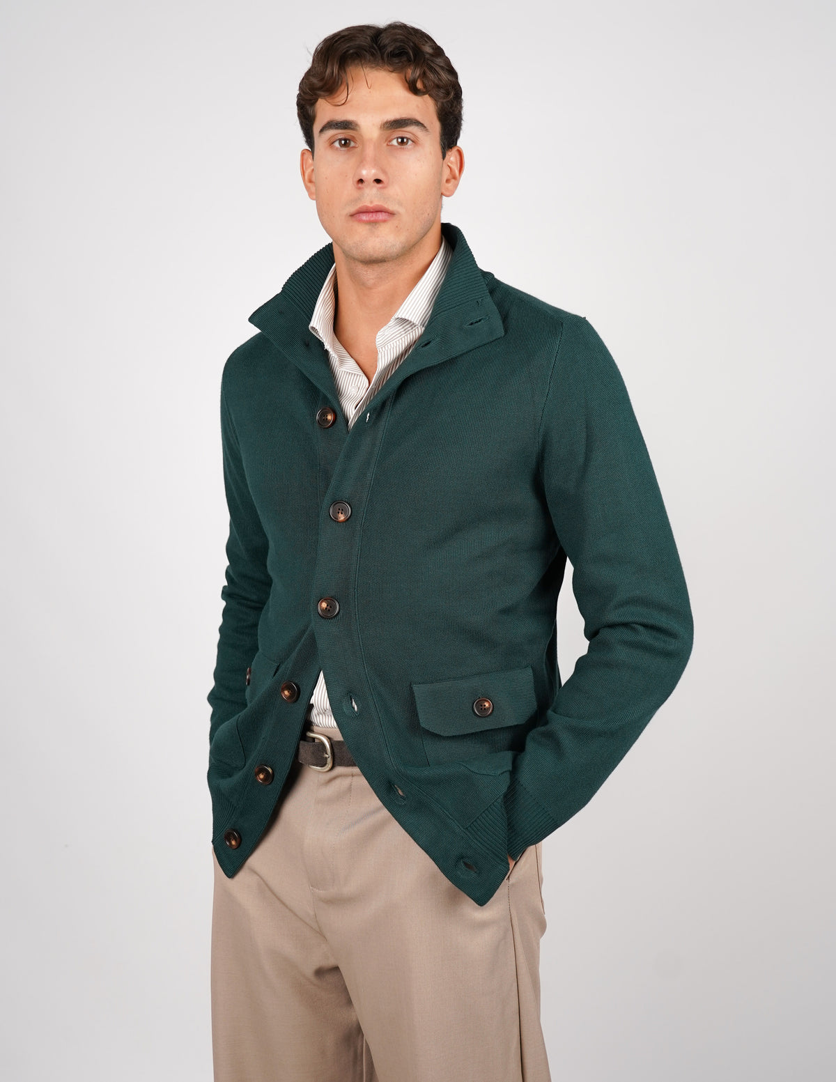 CARDIGAN CON BOTTONI MANICA LUNGA