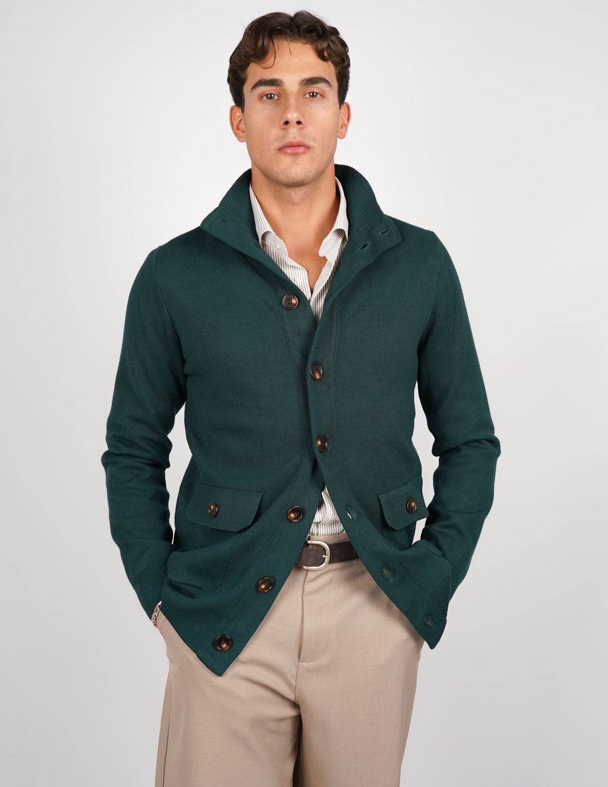 CARDIGAN CON BOTTONI MANICA LUNGA