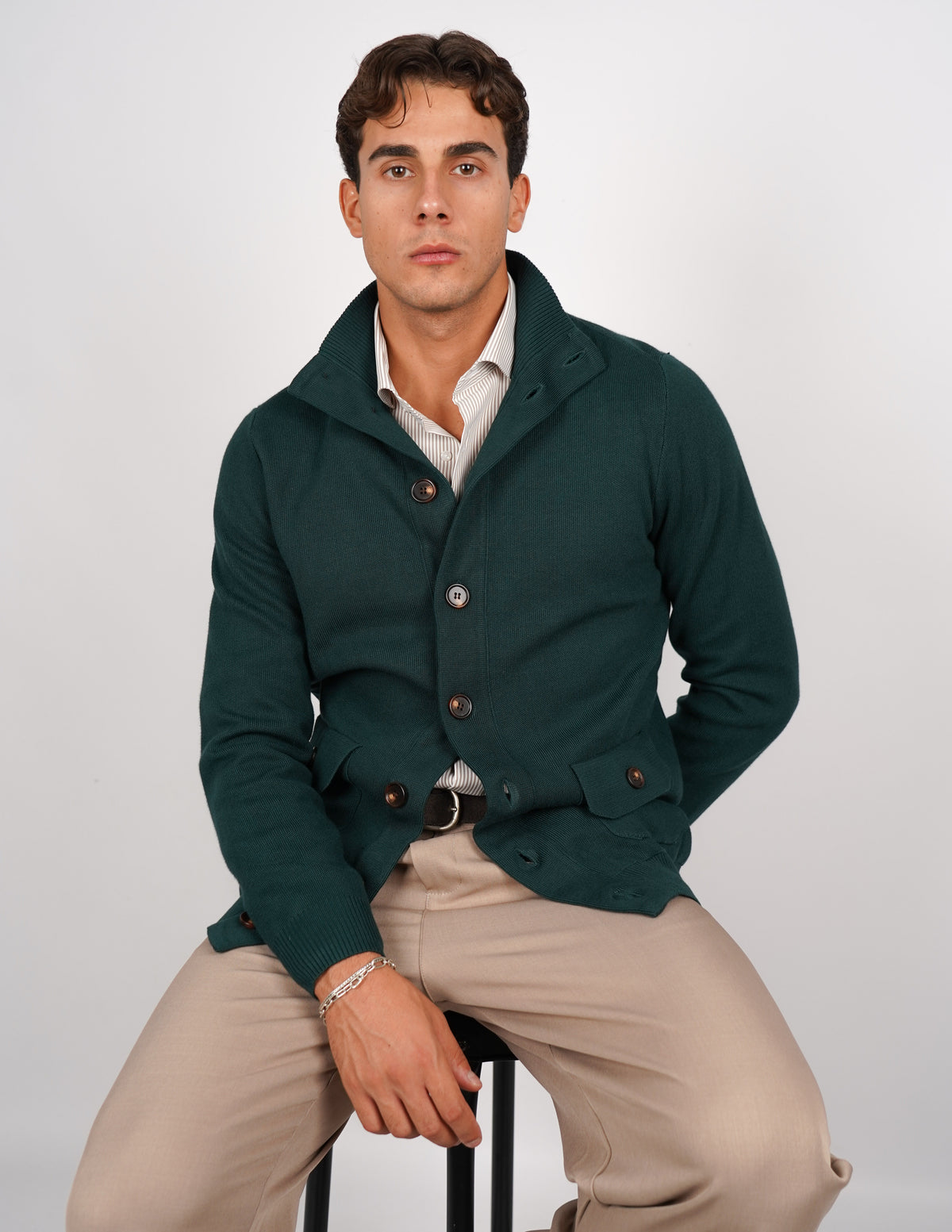 CARDIGAN CON BOTTONI MANICA LUNGA