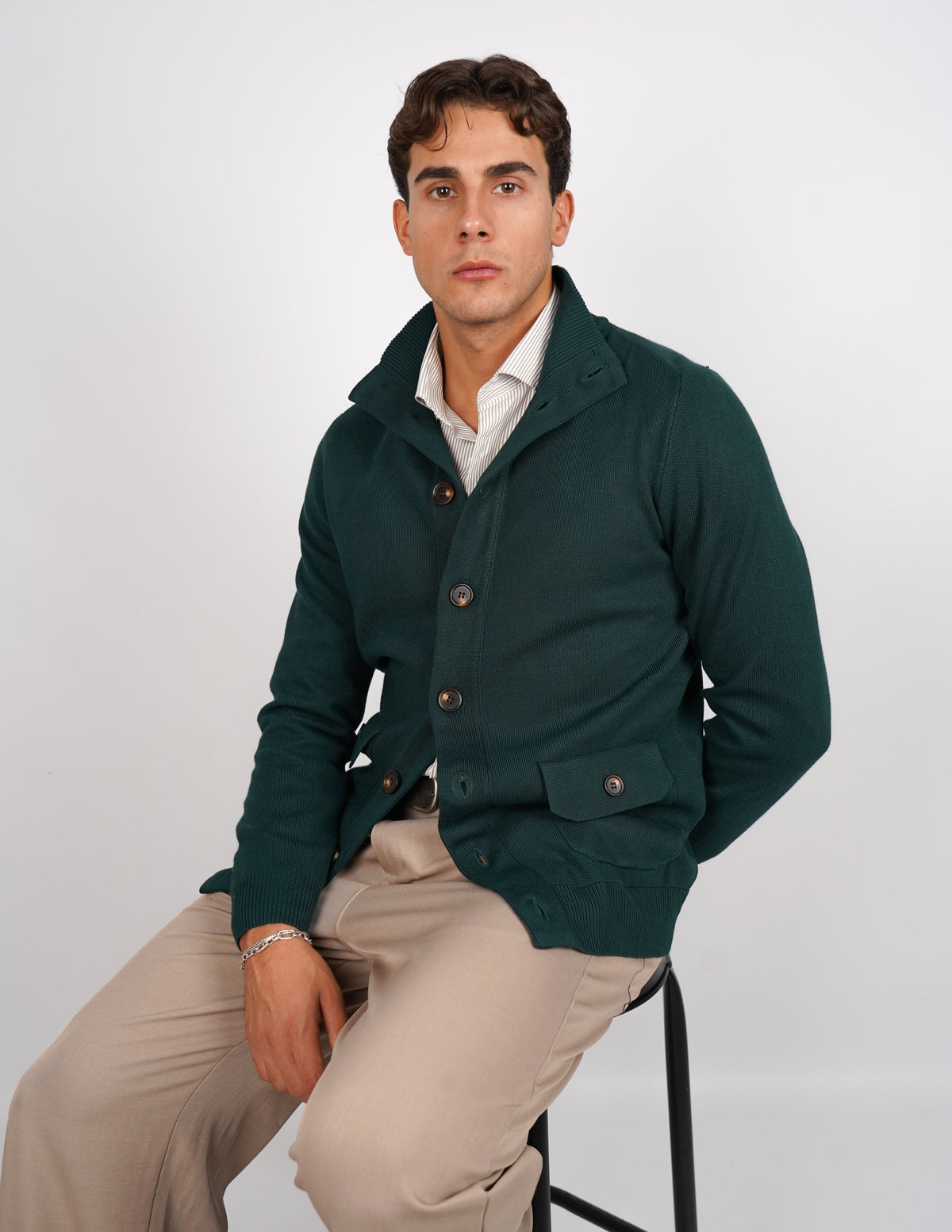 CARDIGAN CON BOTTONI MANICA LUNGA
