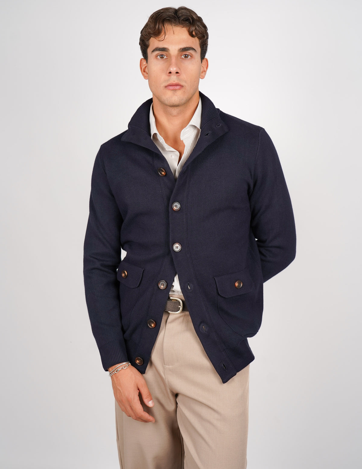 CARDIGAN CON BOTTONI MANICA LUNGA