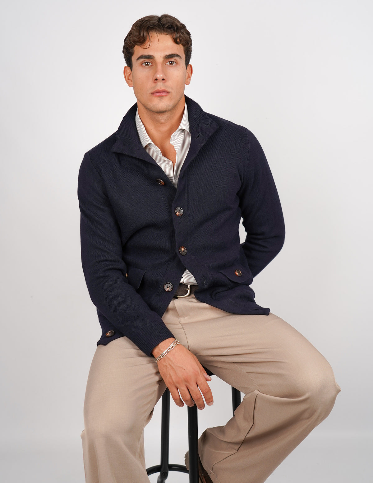 CARDIGAN CON BOTTONI MANICA LUNGA