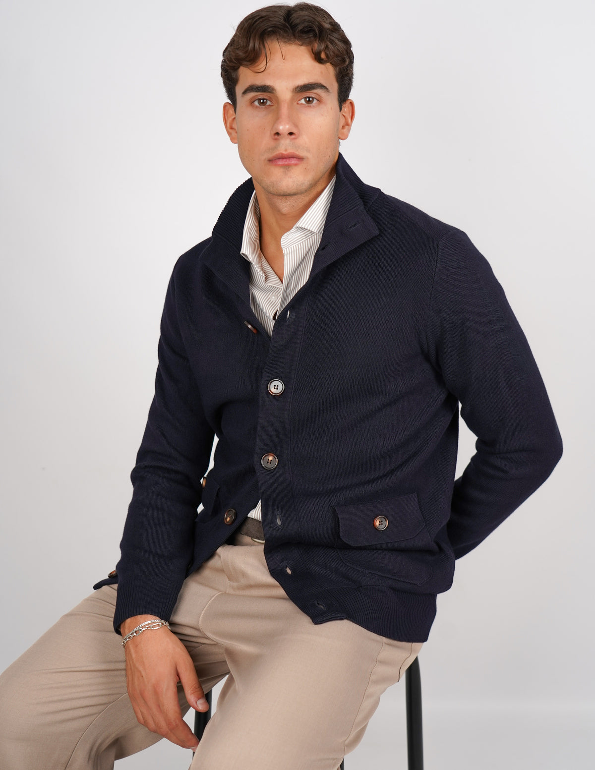 CARDIGAN CON BOTTONI MANICA LUNGA