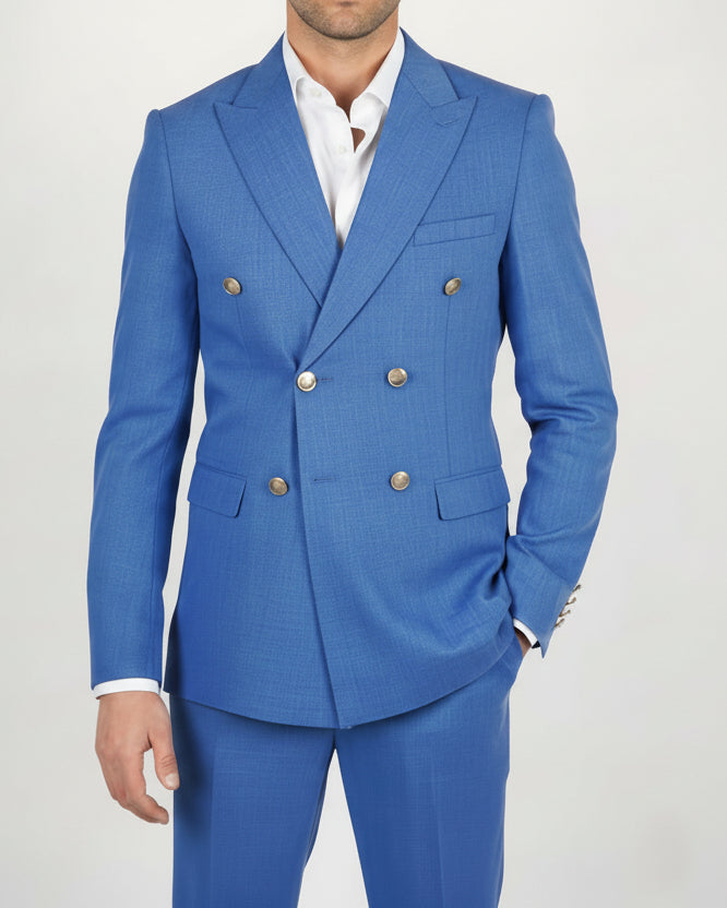 ABITO UOMO ELEGANTE con bottoni a contrasto