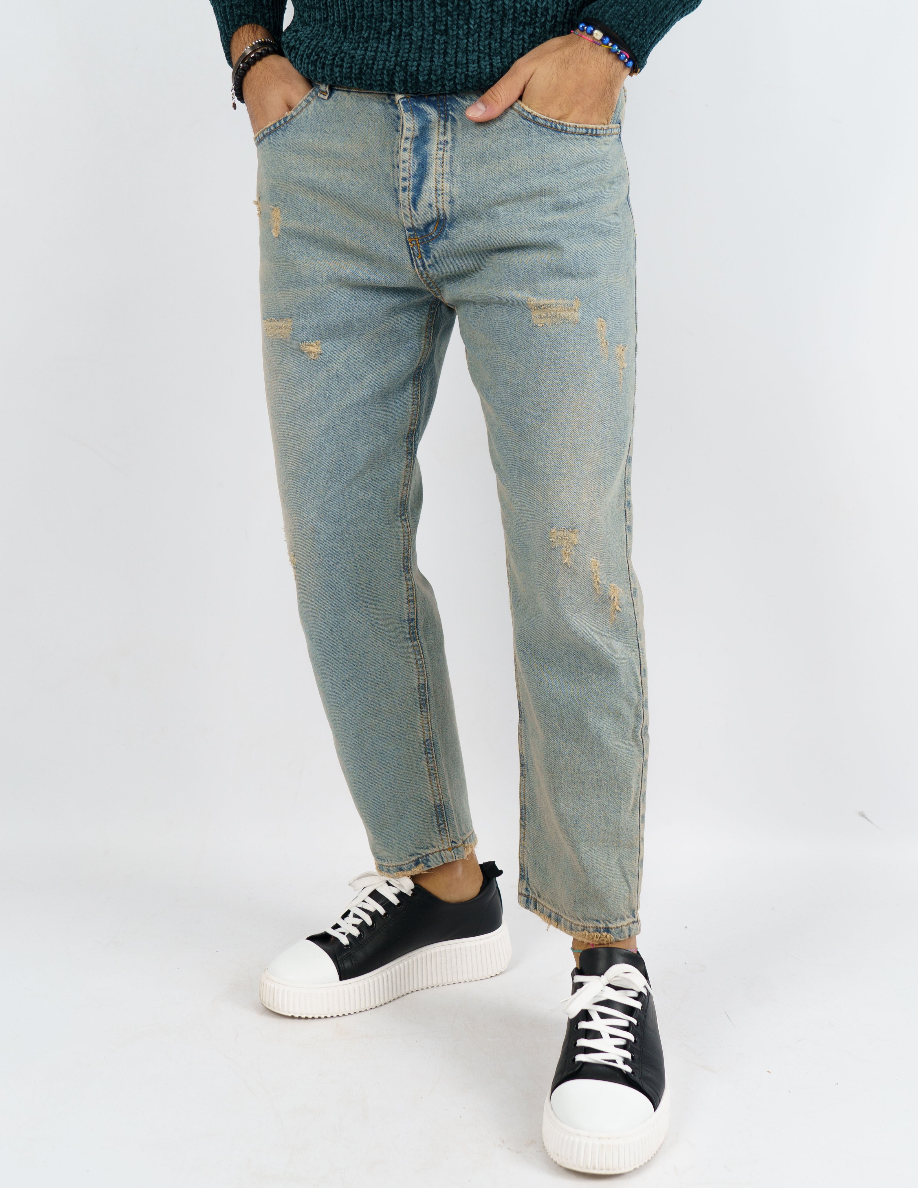 jeans uomo regular strutturato