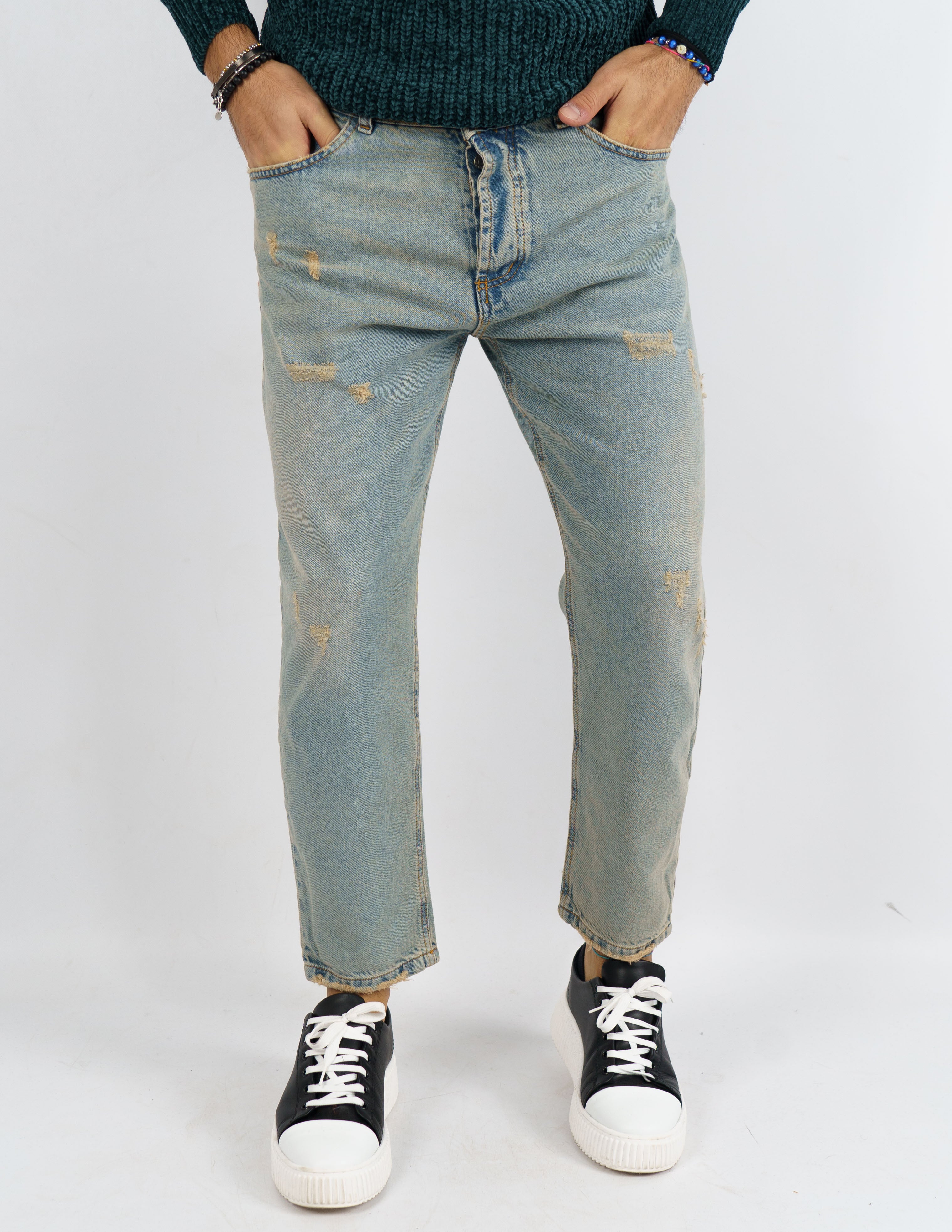 jeans uomo regular strutturato