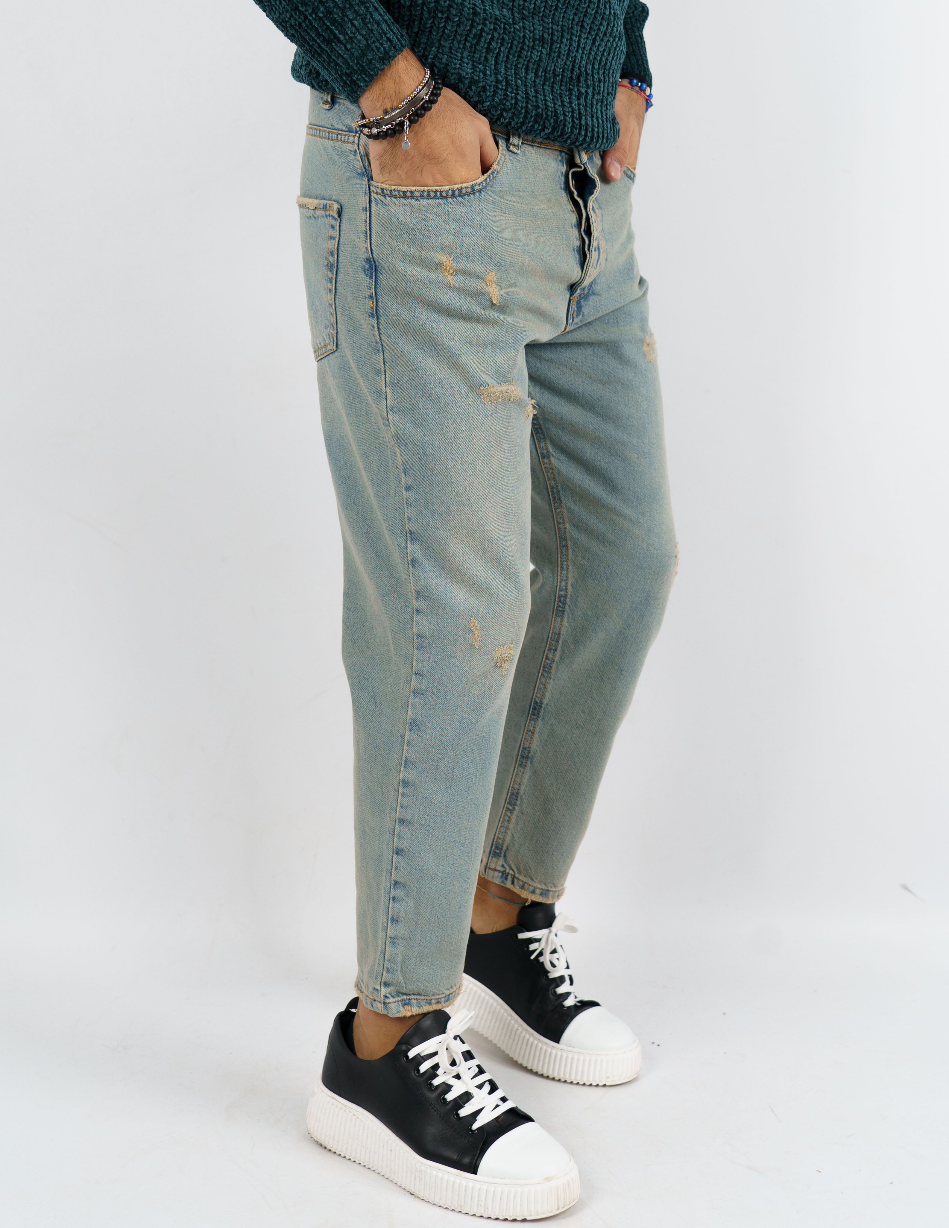 jeans uomo regular strutturato