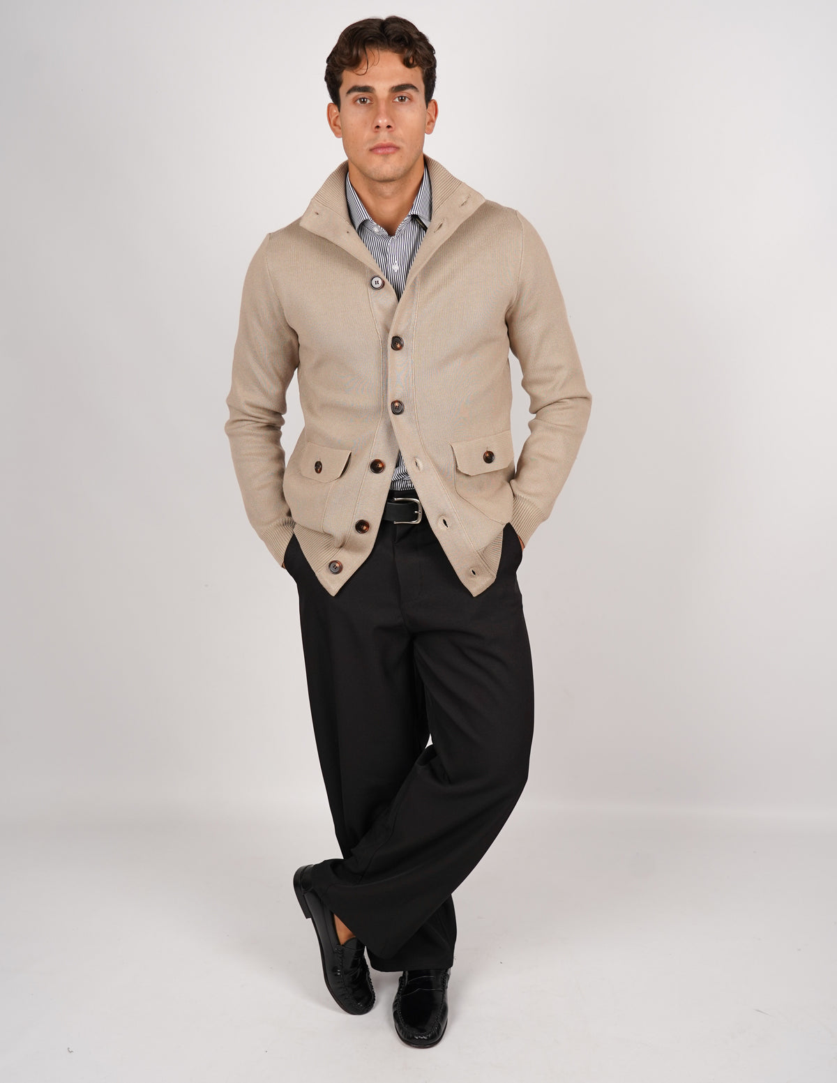 CARDIGAN CON BOTTONI MANICA LUNGA