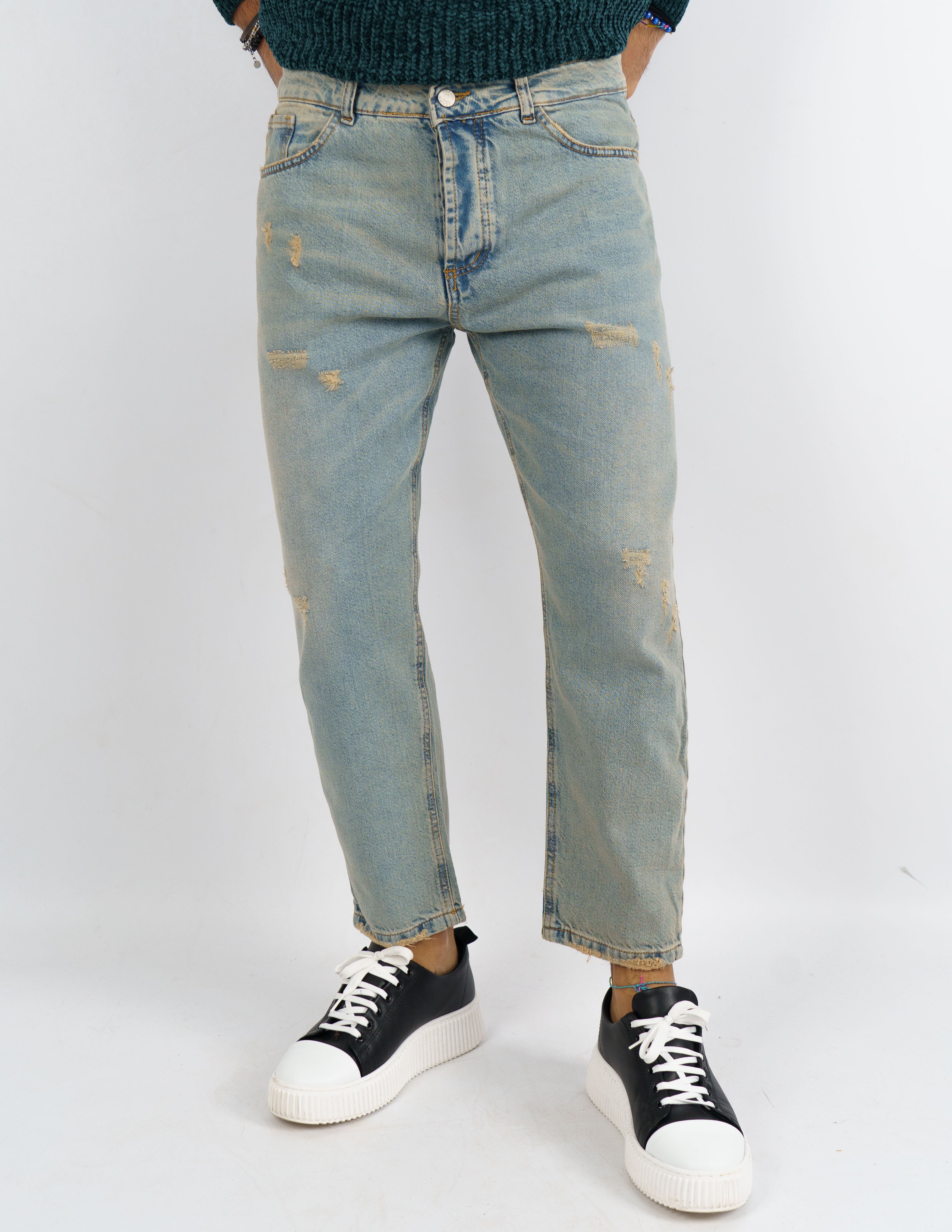 jeans uomo regular strutturato