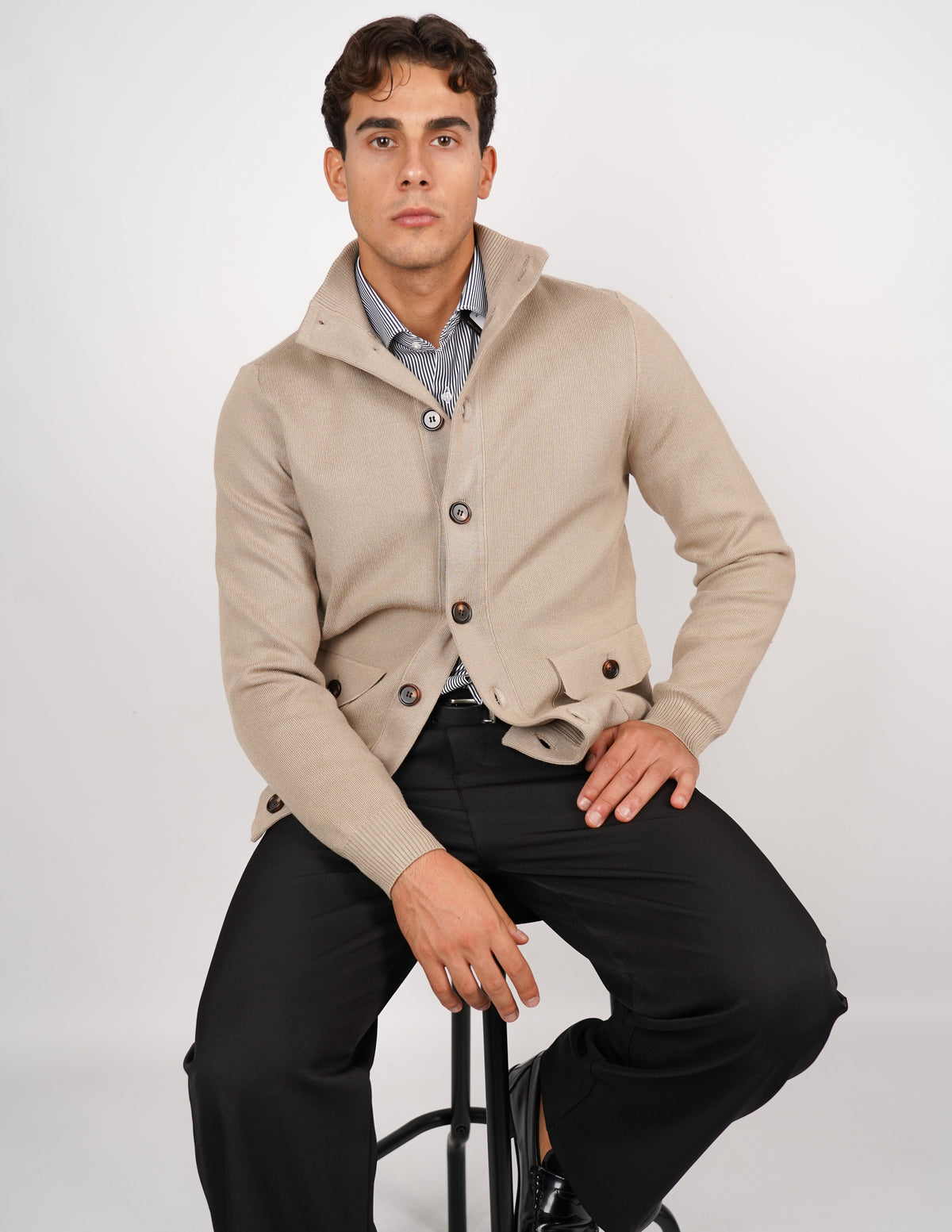 CARDIGAN CON BOTTONI MANICA LUNGA