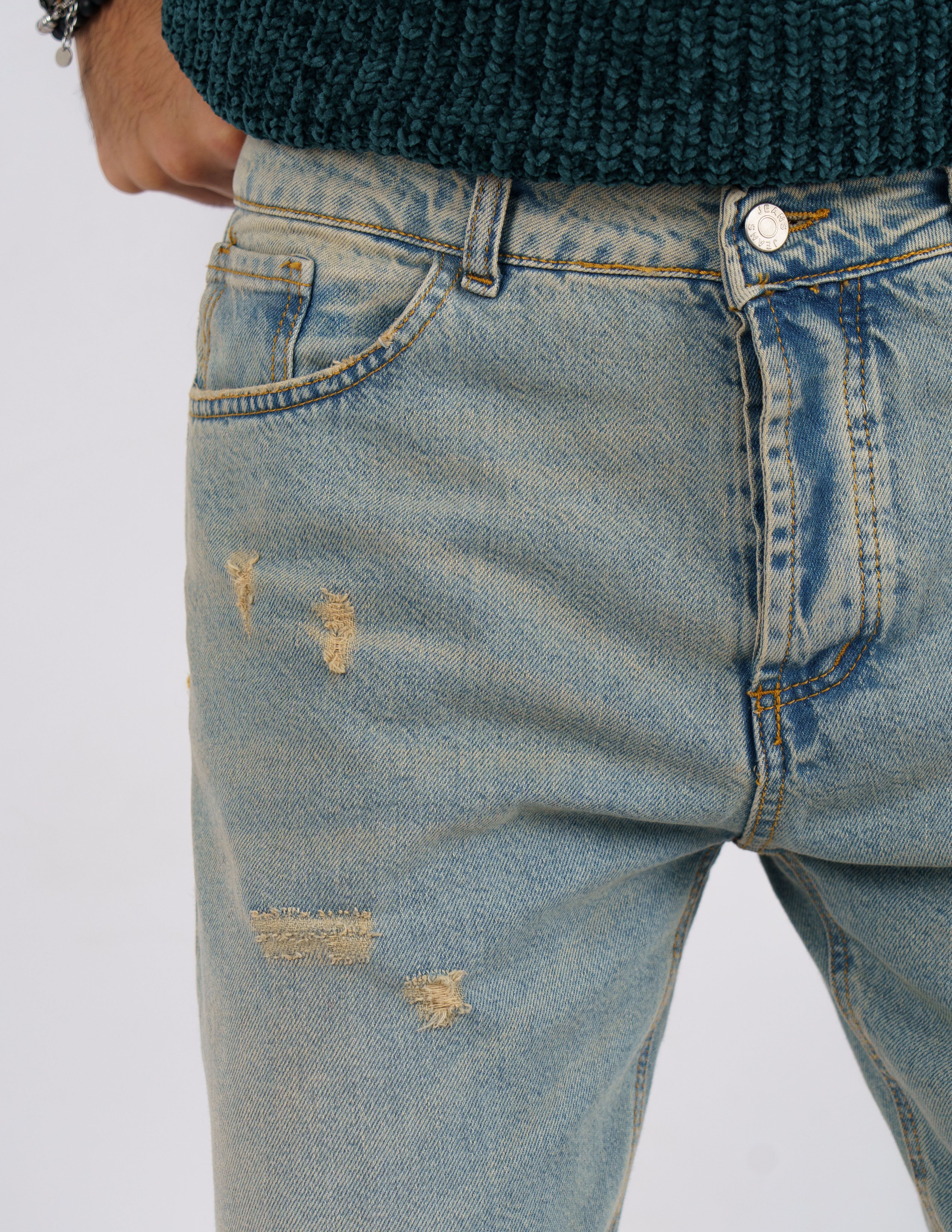 jeans uomo regular strutturato