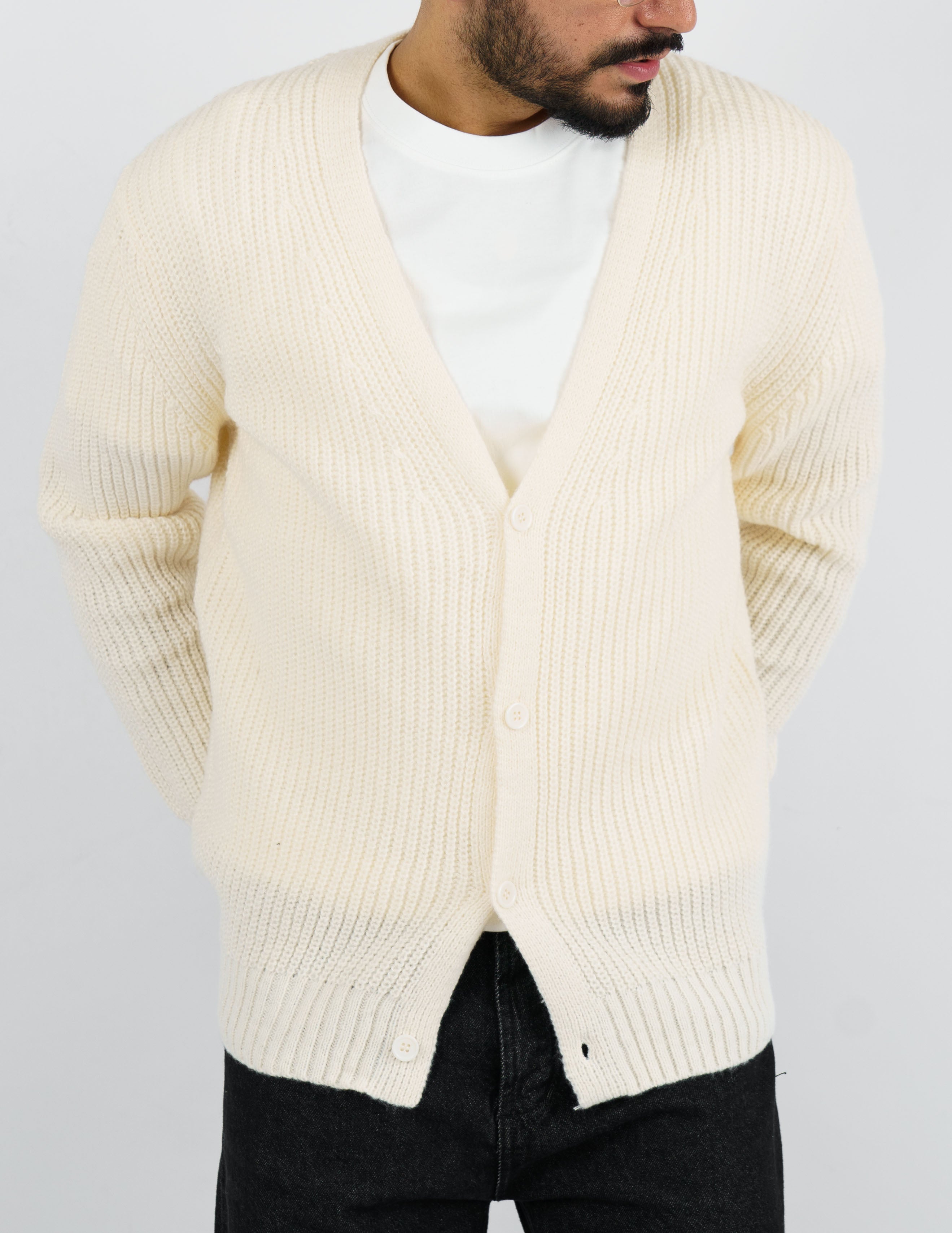 Cardigan uomo manica lunga