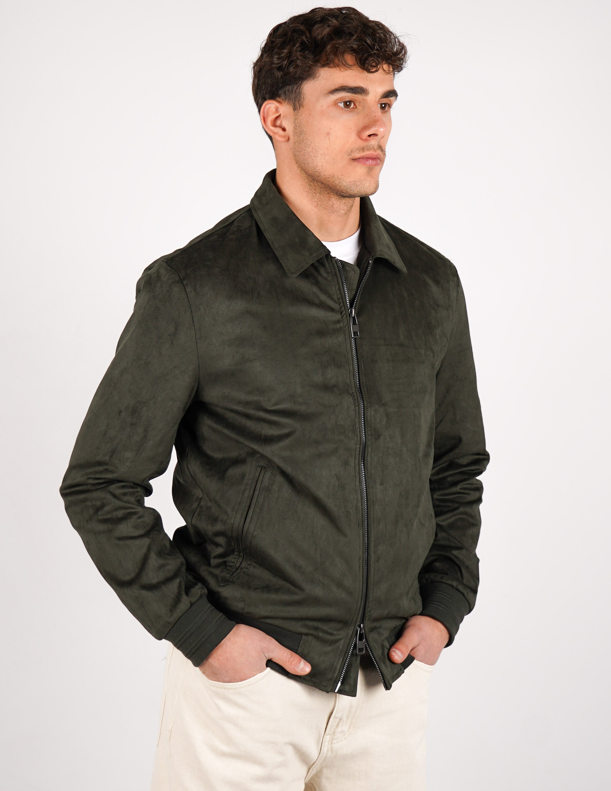 GIUBBINO LEGGERO CON COLLO