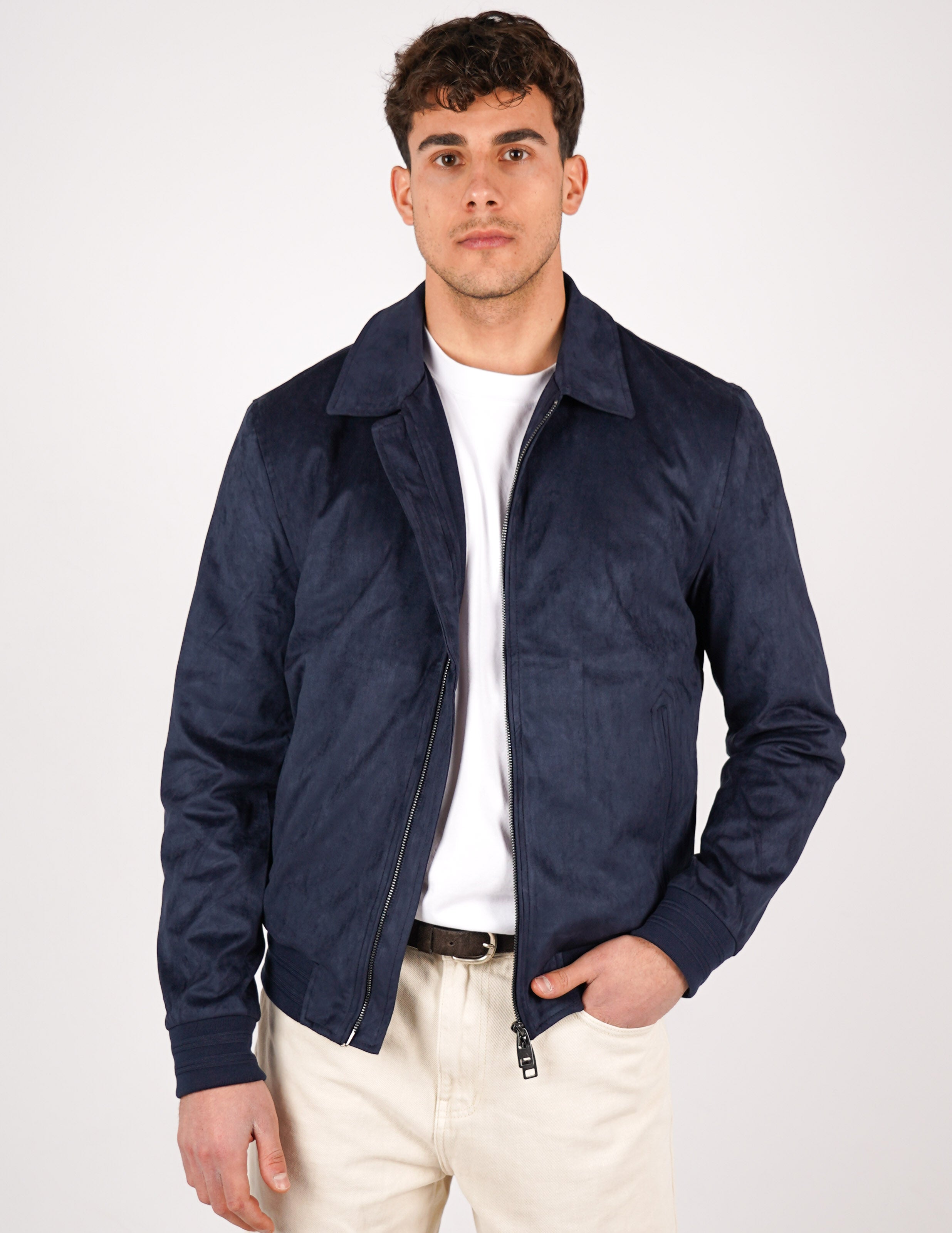 GIUBBINO LEGGERO CON COLLO