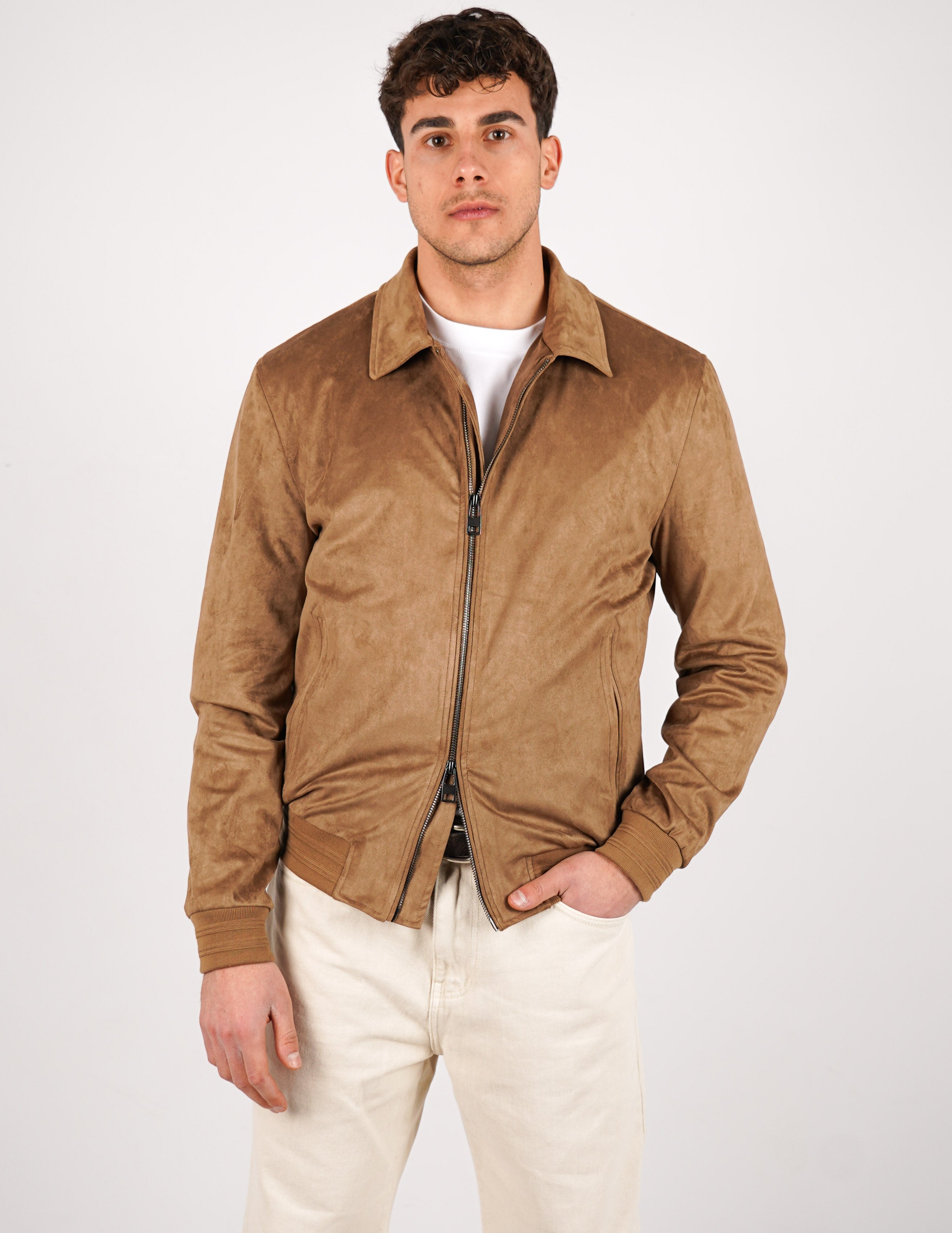 GIUBBINO LEGGERO CON COLLO