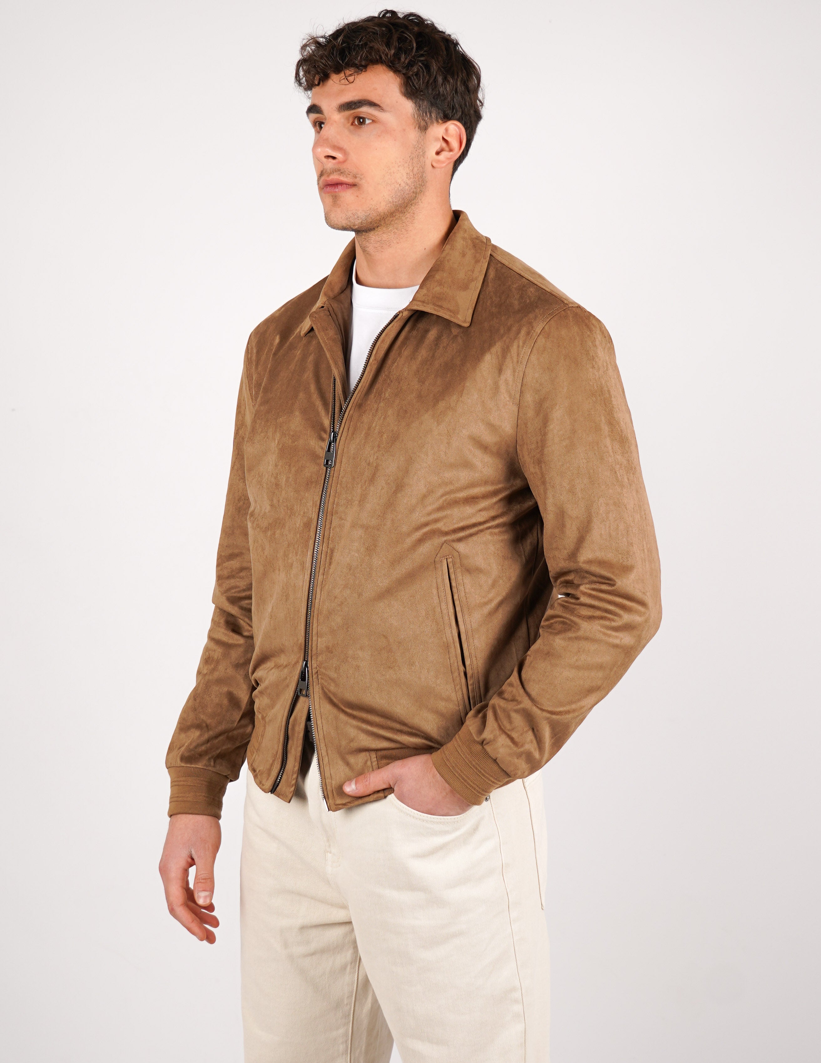 GIUBBINO LEGGERO CON COLLO