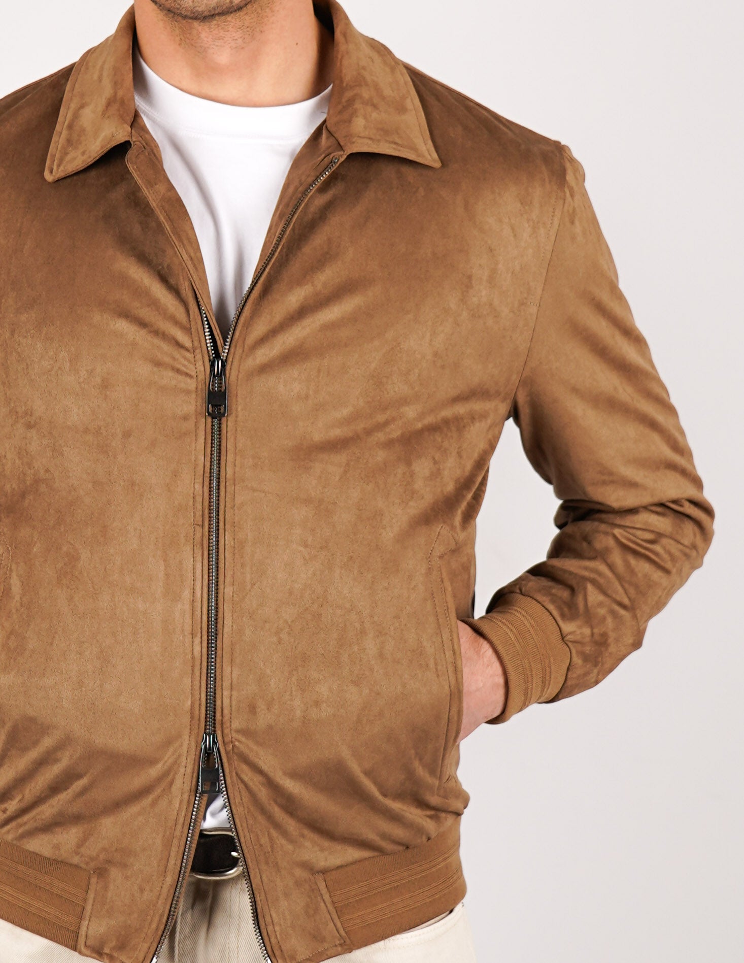 GIUBBINO LEGGERO CON COLLO