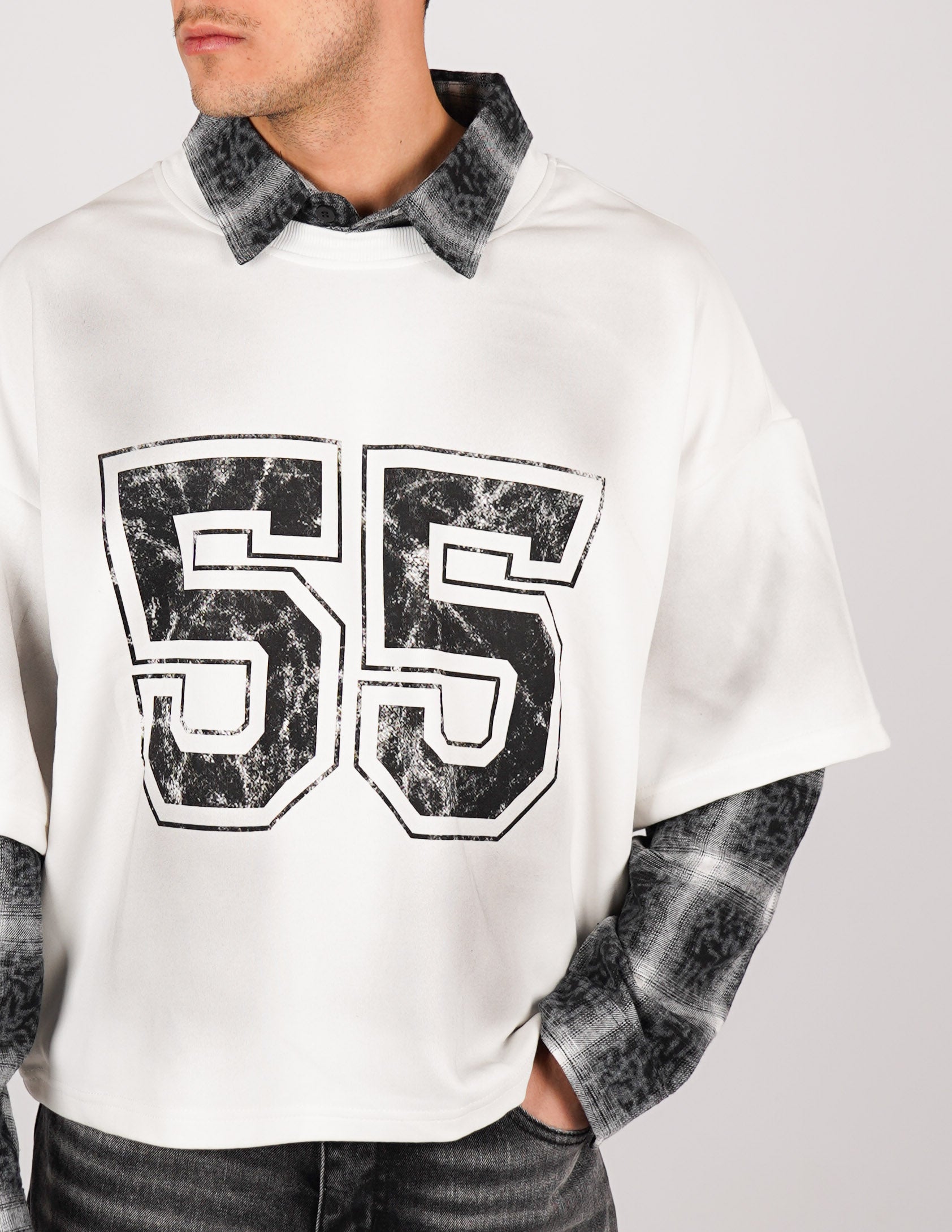MAGLIETTA MANICA LUNGA CON CAMICIA