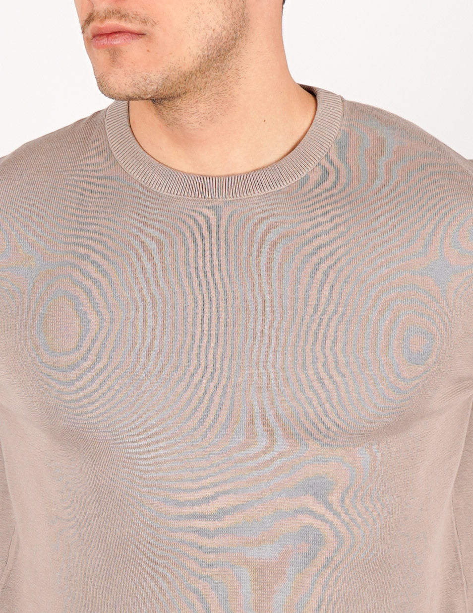 maglia in cotone girocollo