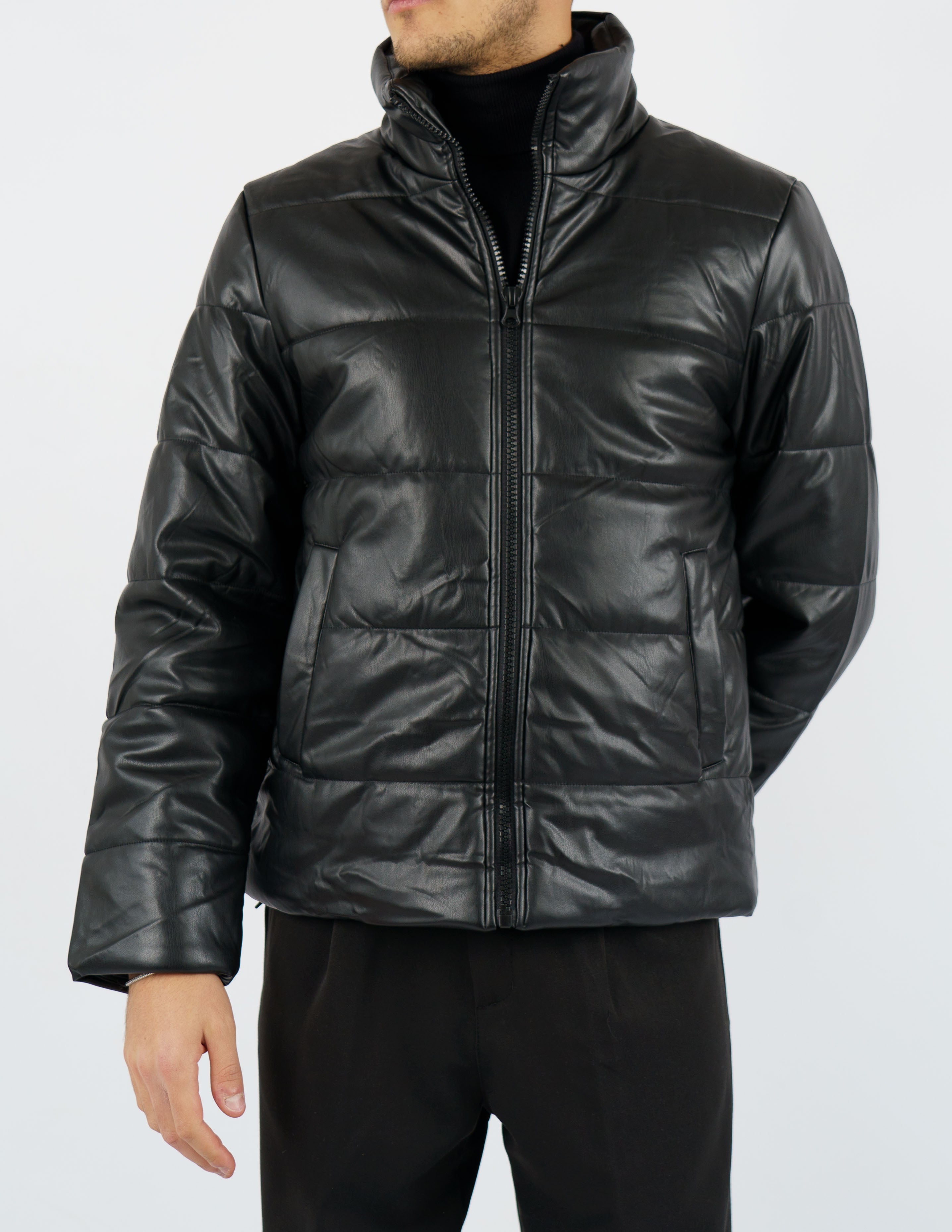 giubbotto uomo bomber semilucido