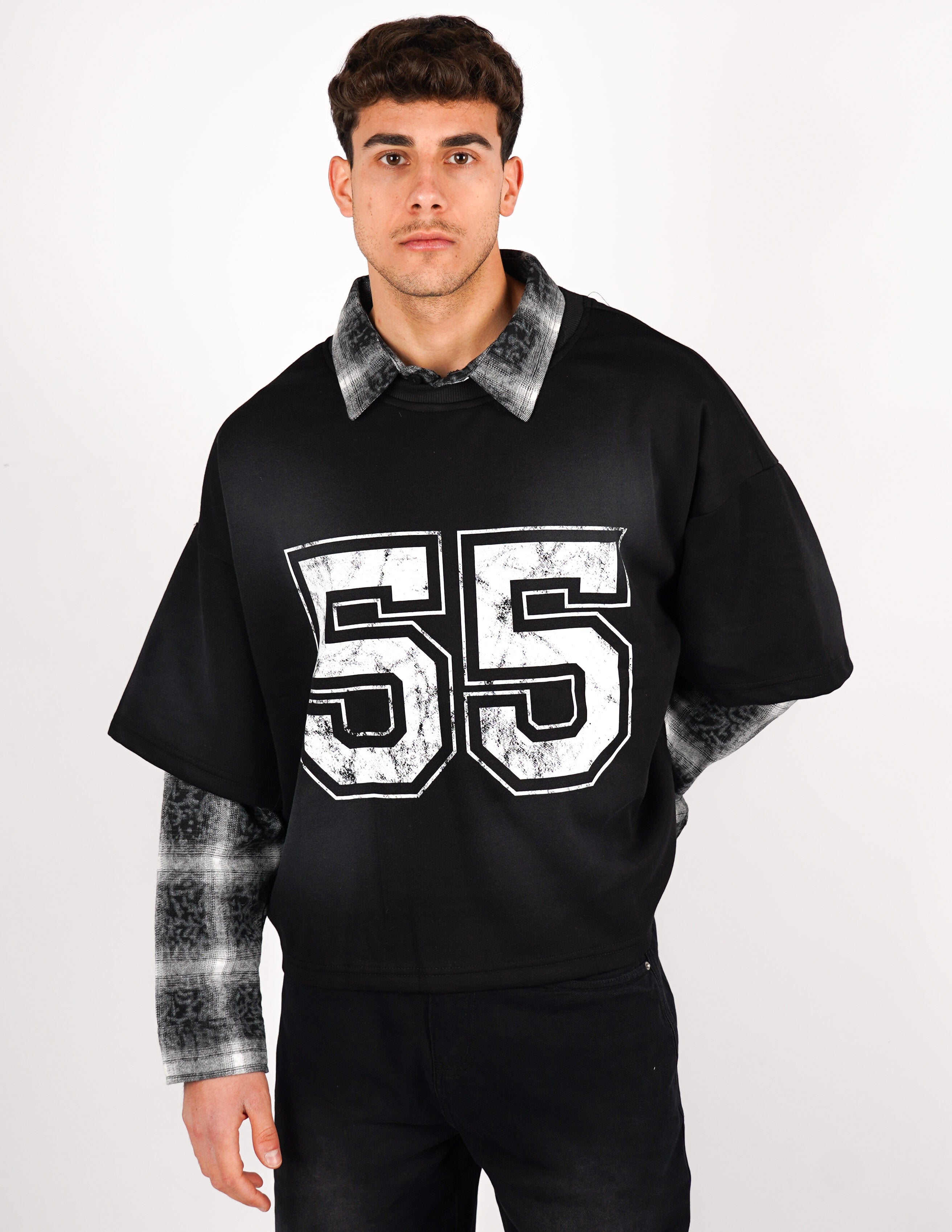 MAGLIETTA MANICA LUNGA CON CAMICIA