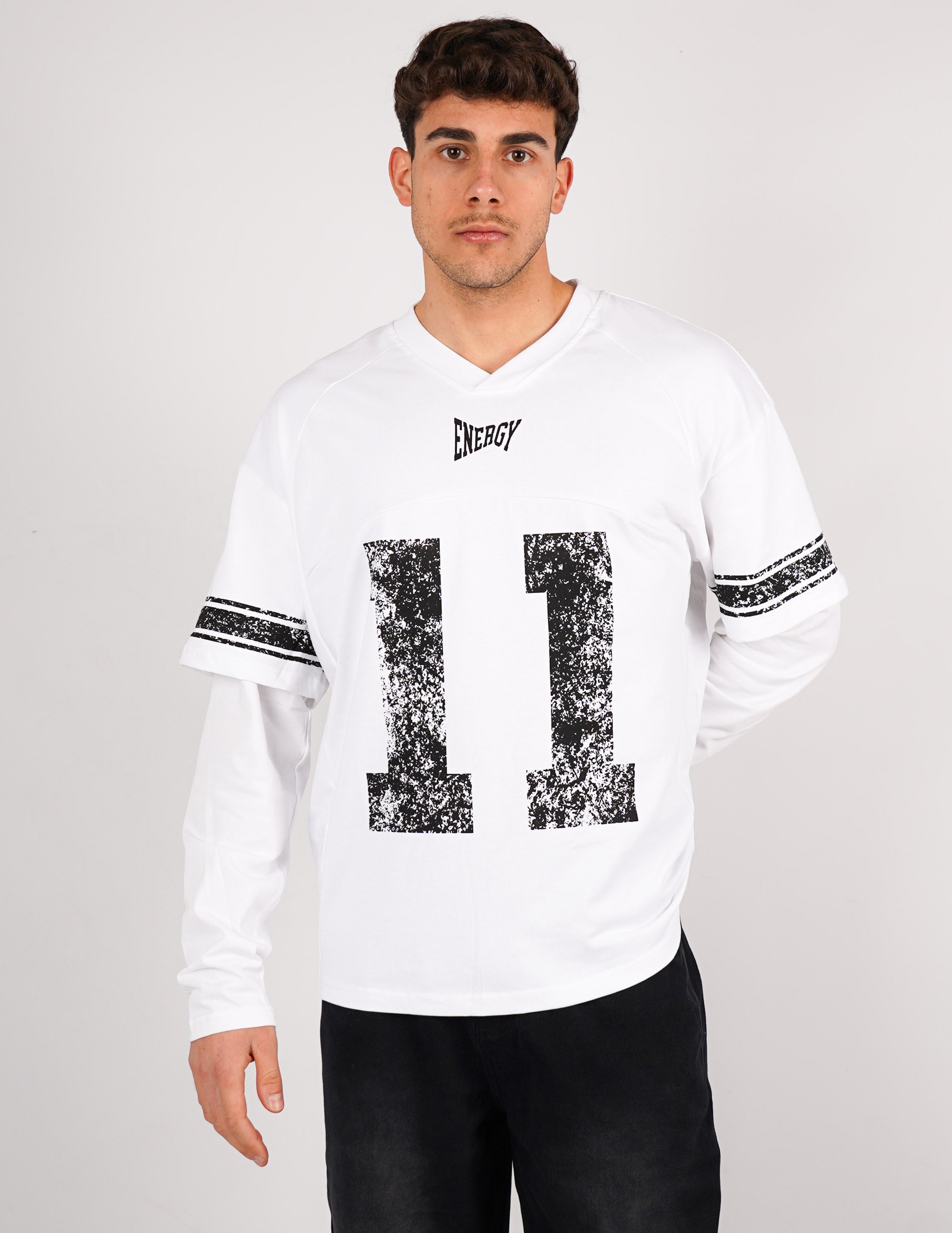 t-shirt long sleeve con stampa