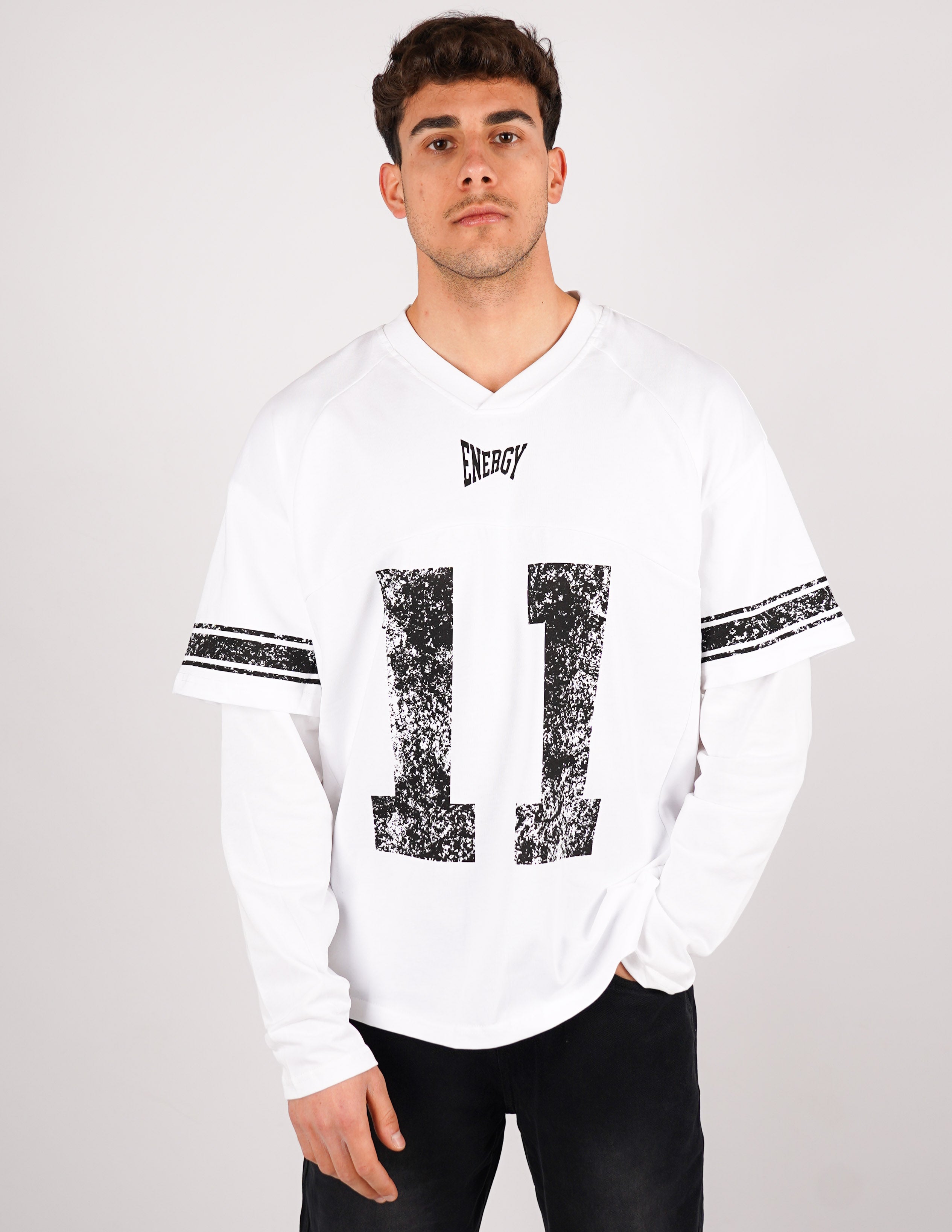 t-shirt long sleeve con stampa