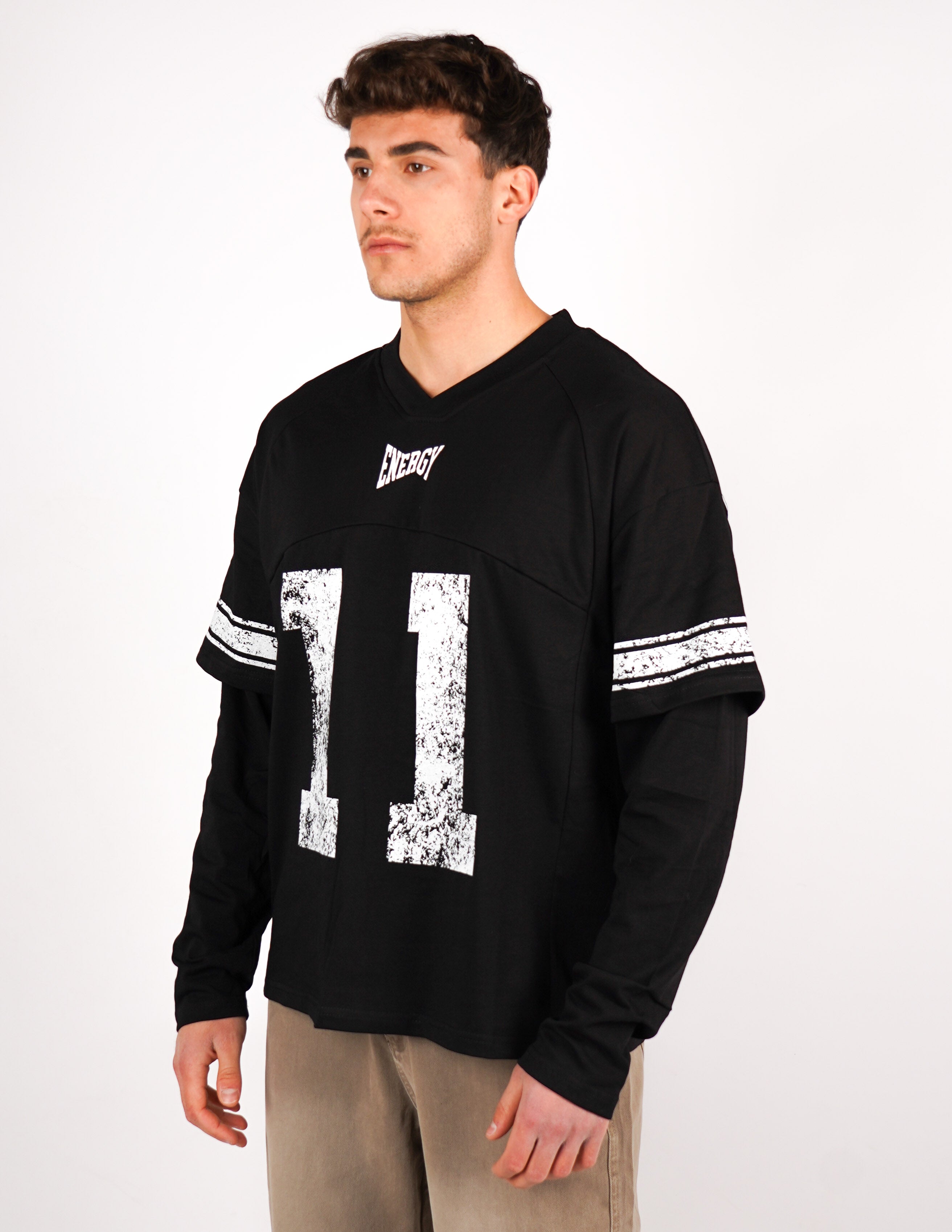 t-shirt long sleeve con stampa