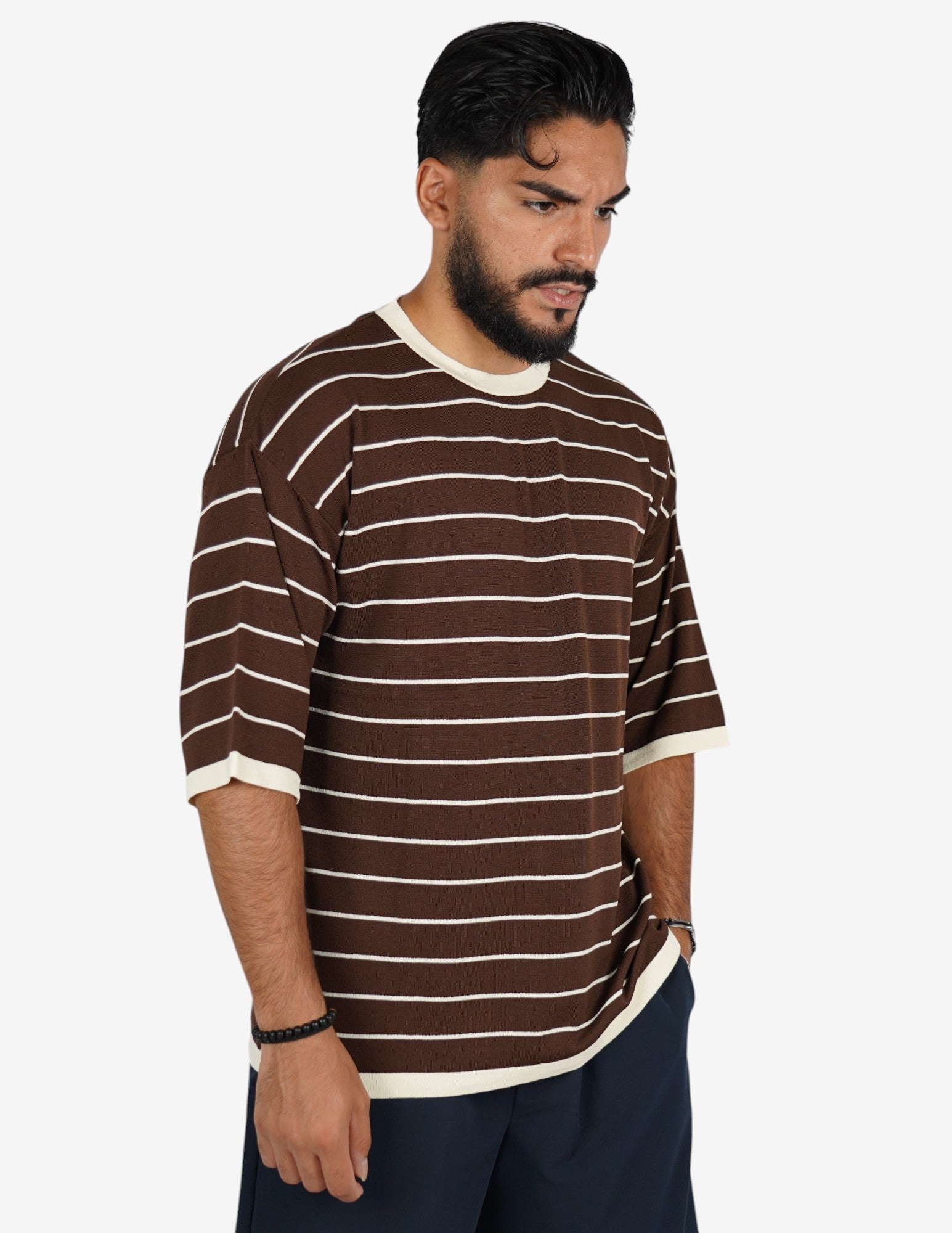 t-shirt cotone rigata