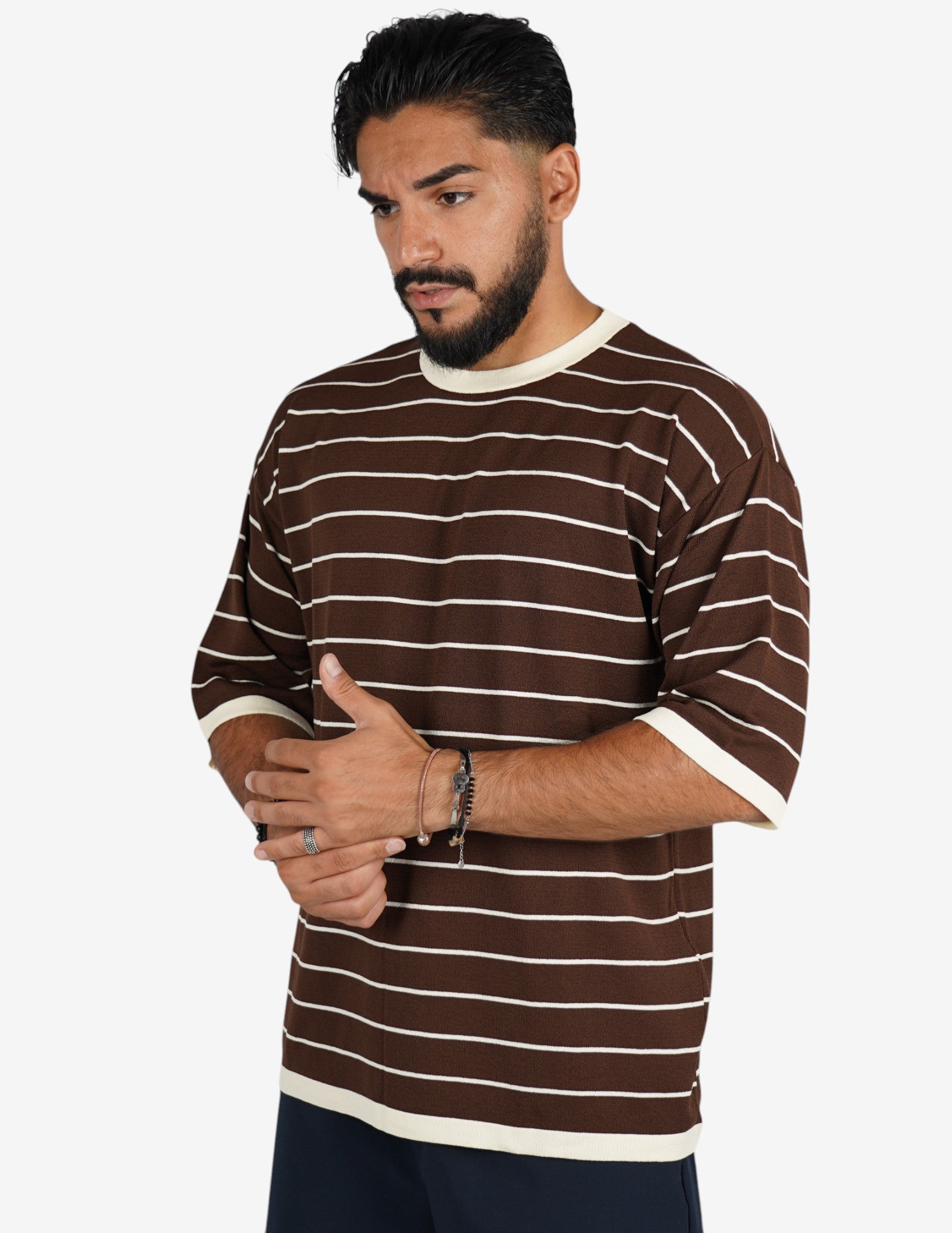 t-shirt cotone rigata