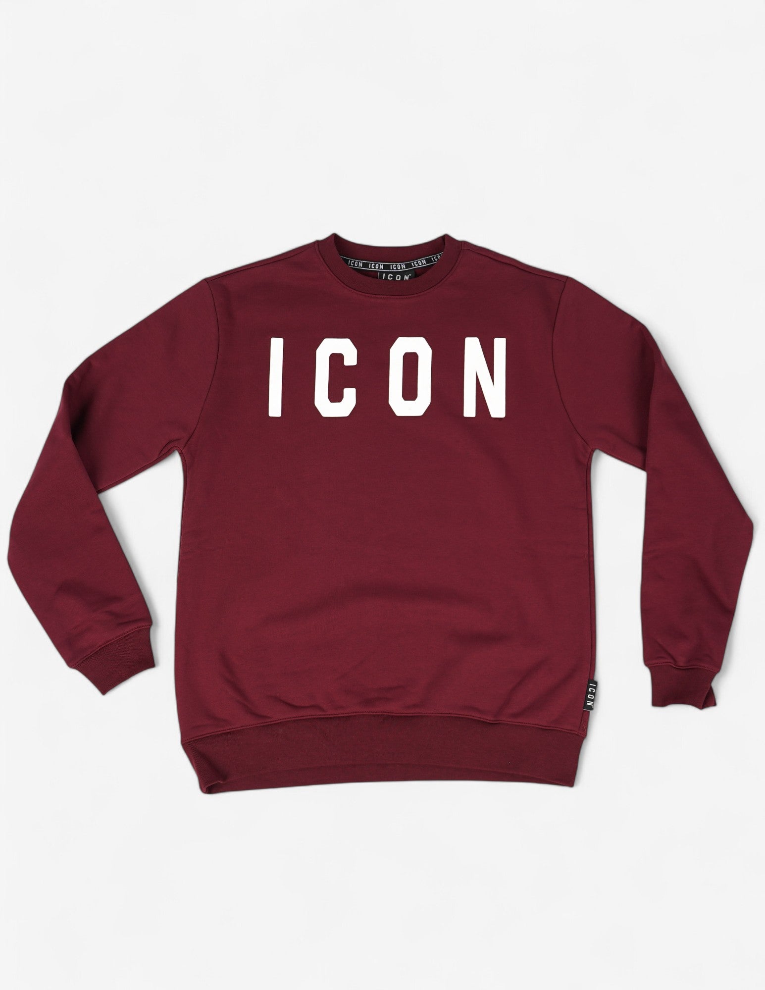 Felpa girocollo logo "ICON"