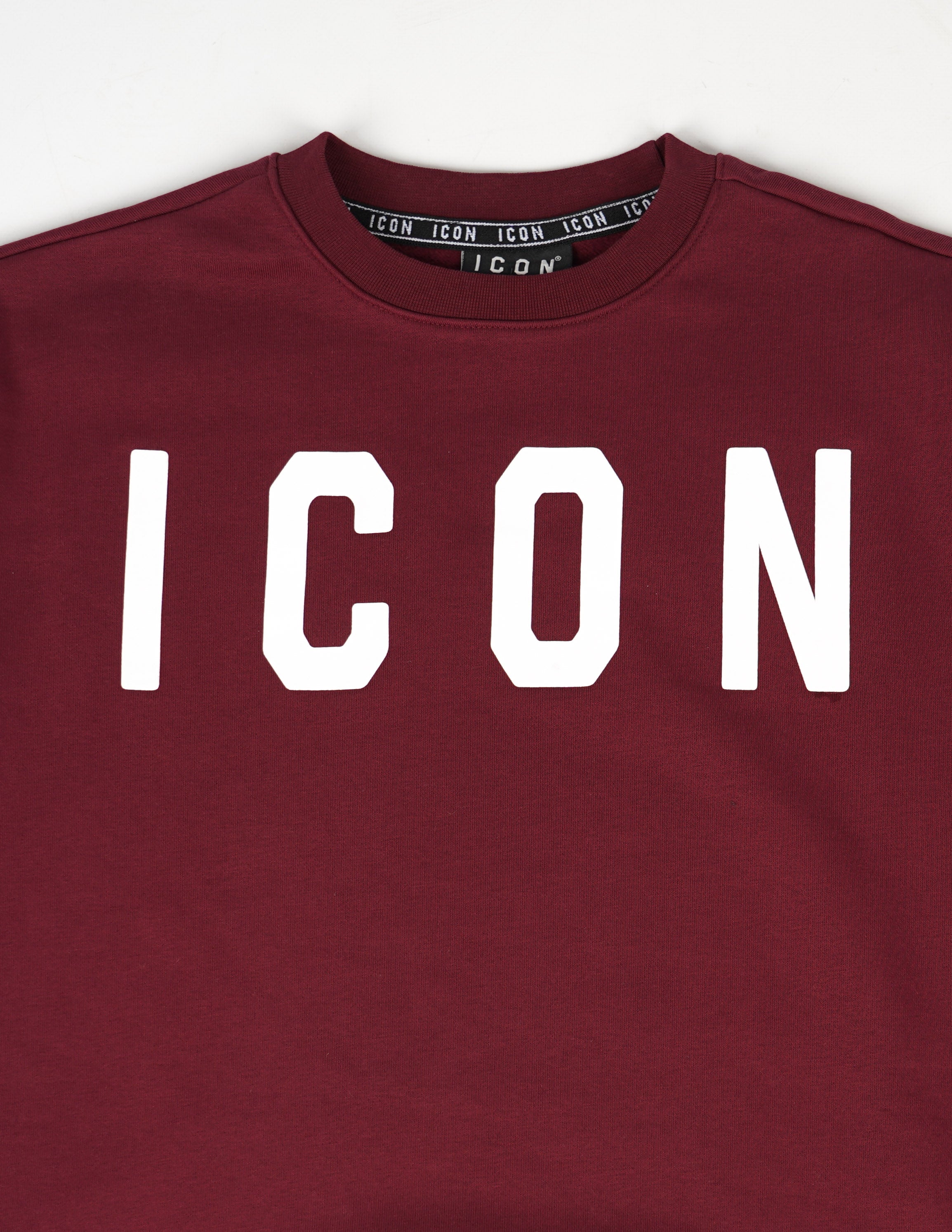 Felpa girocollo logo "ICON"