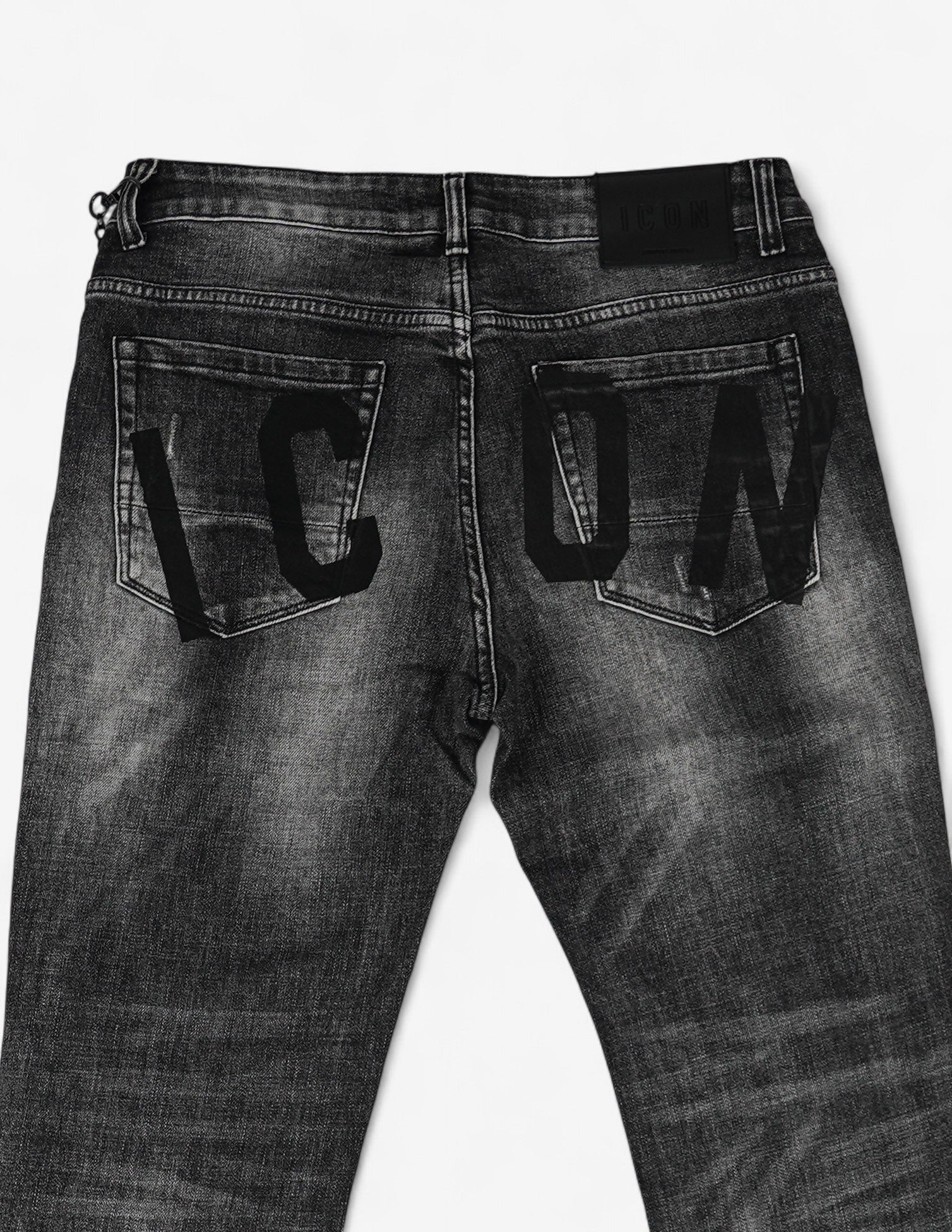 Jeans uomo con scritta