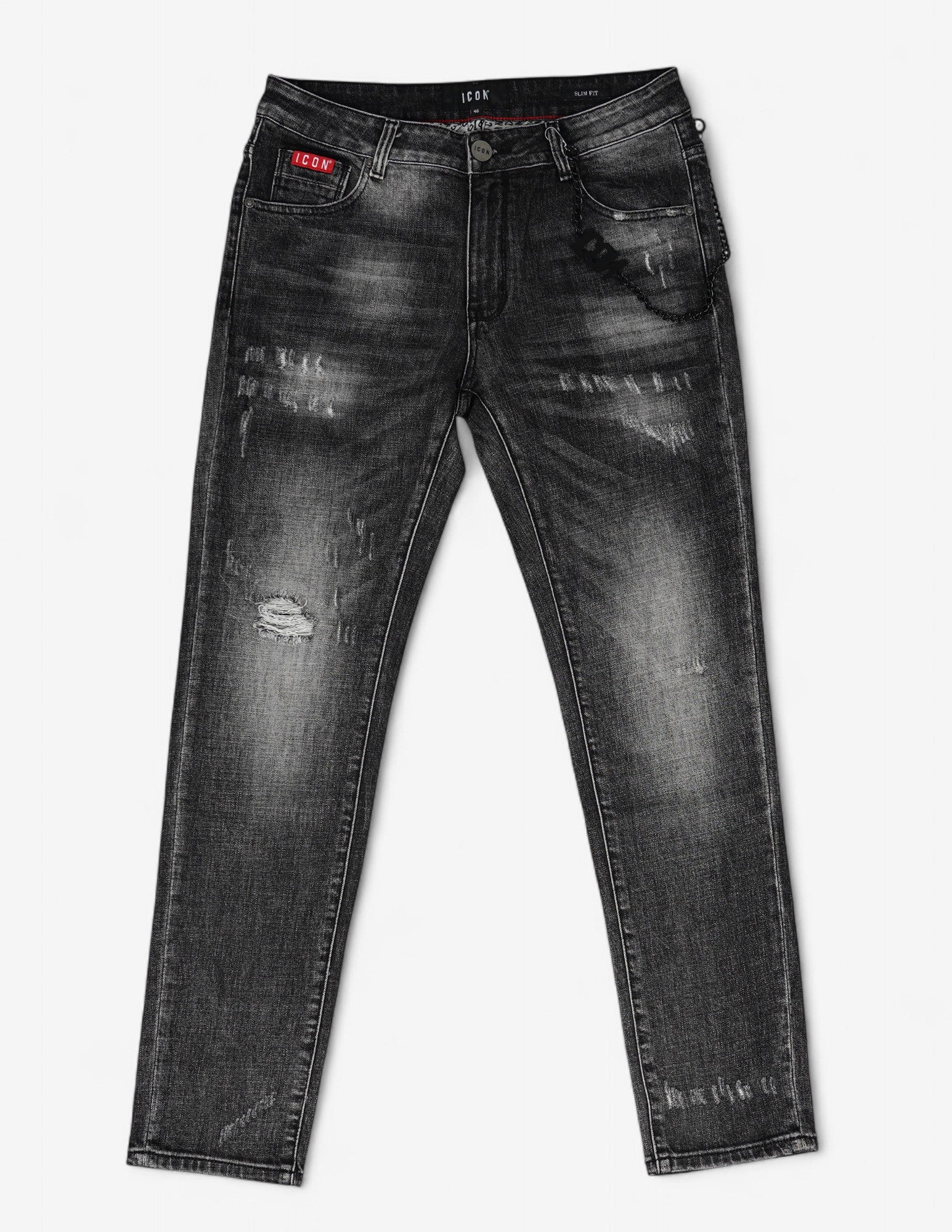 Jeans uomo con scritta
