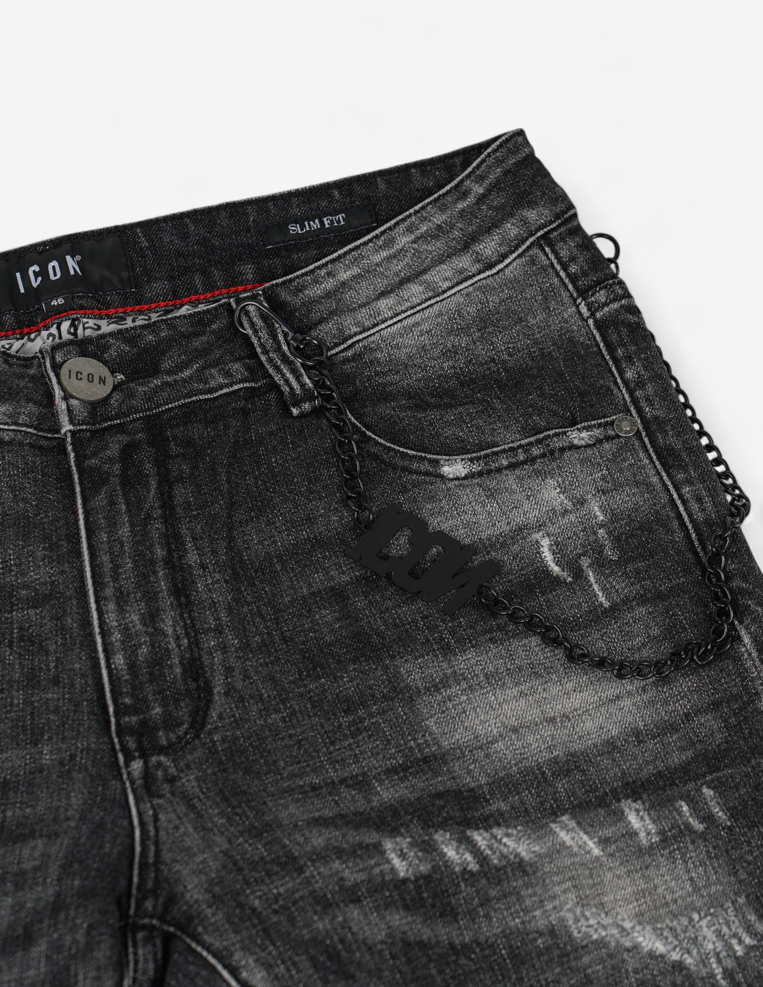 Jeans uomo con scritta