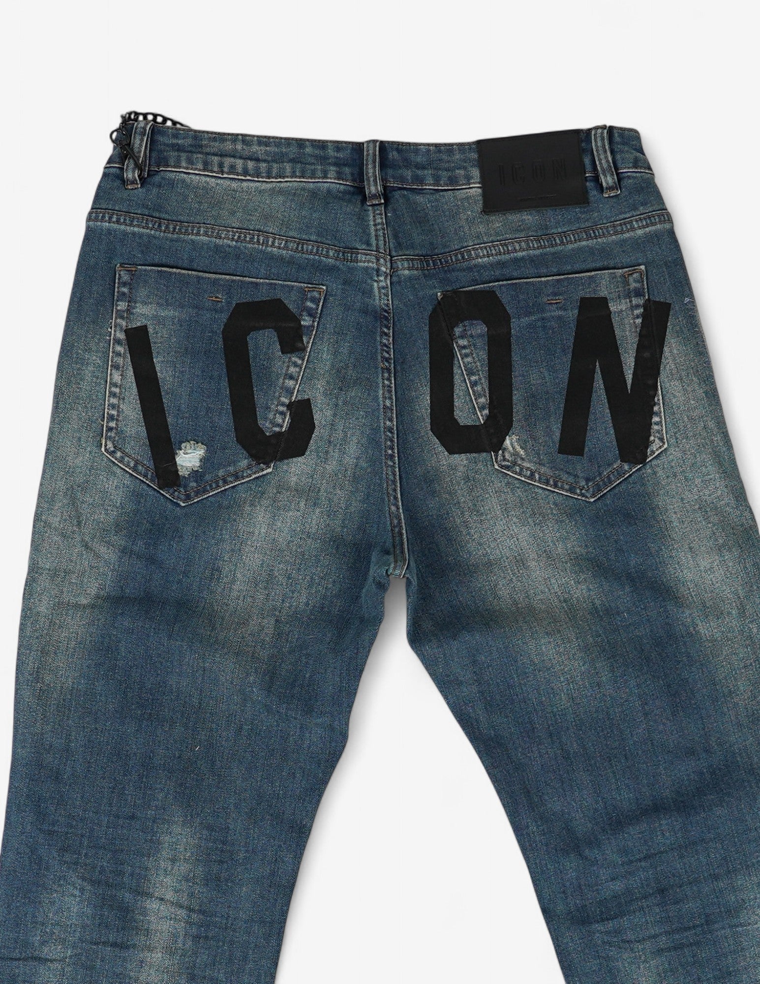 Jeans uomo con scritta