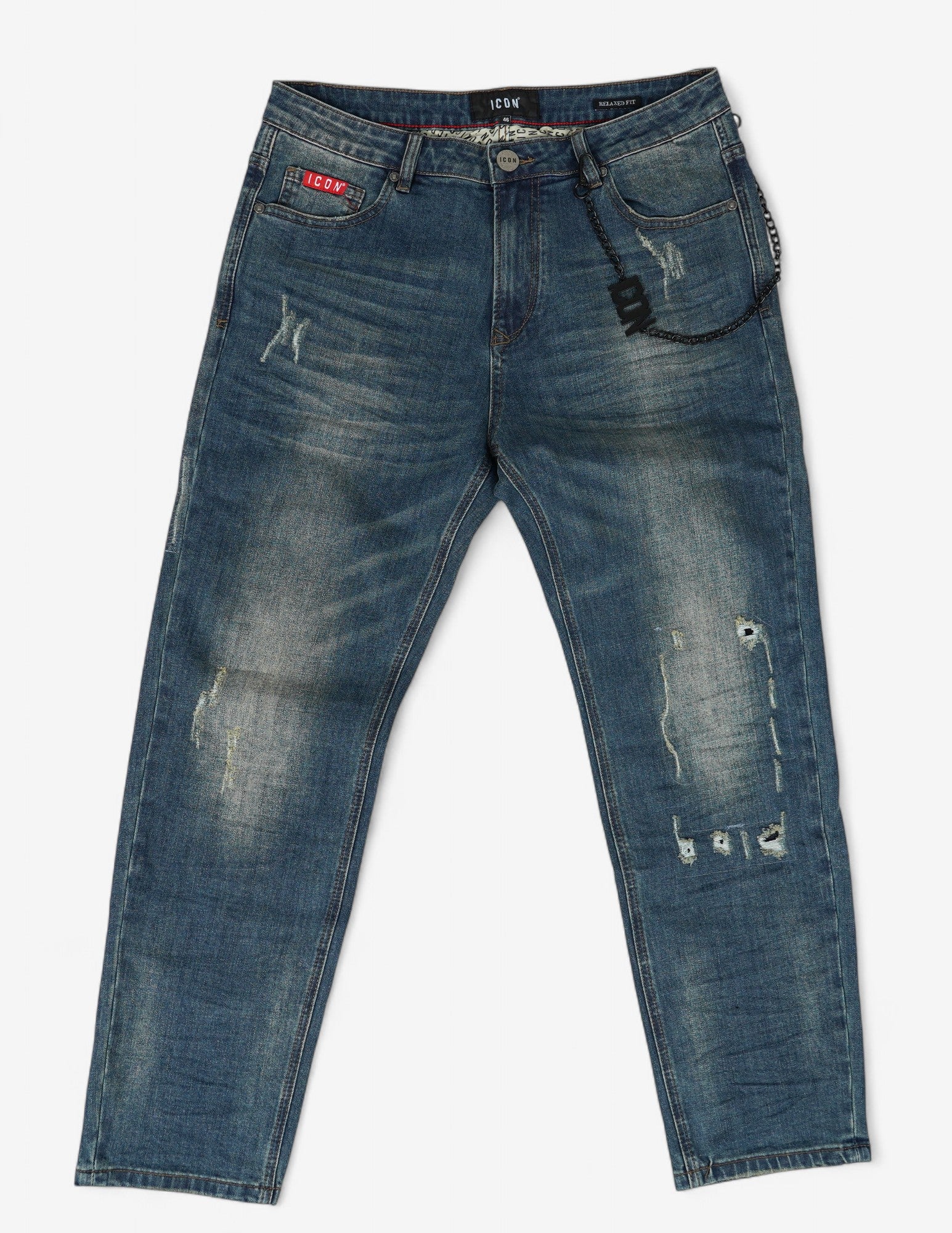 Jeans uomo con scritta