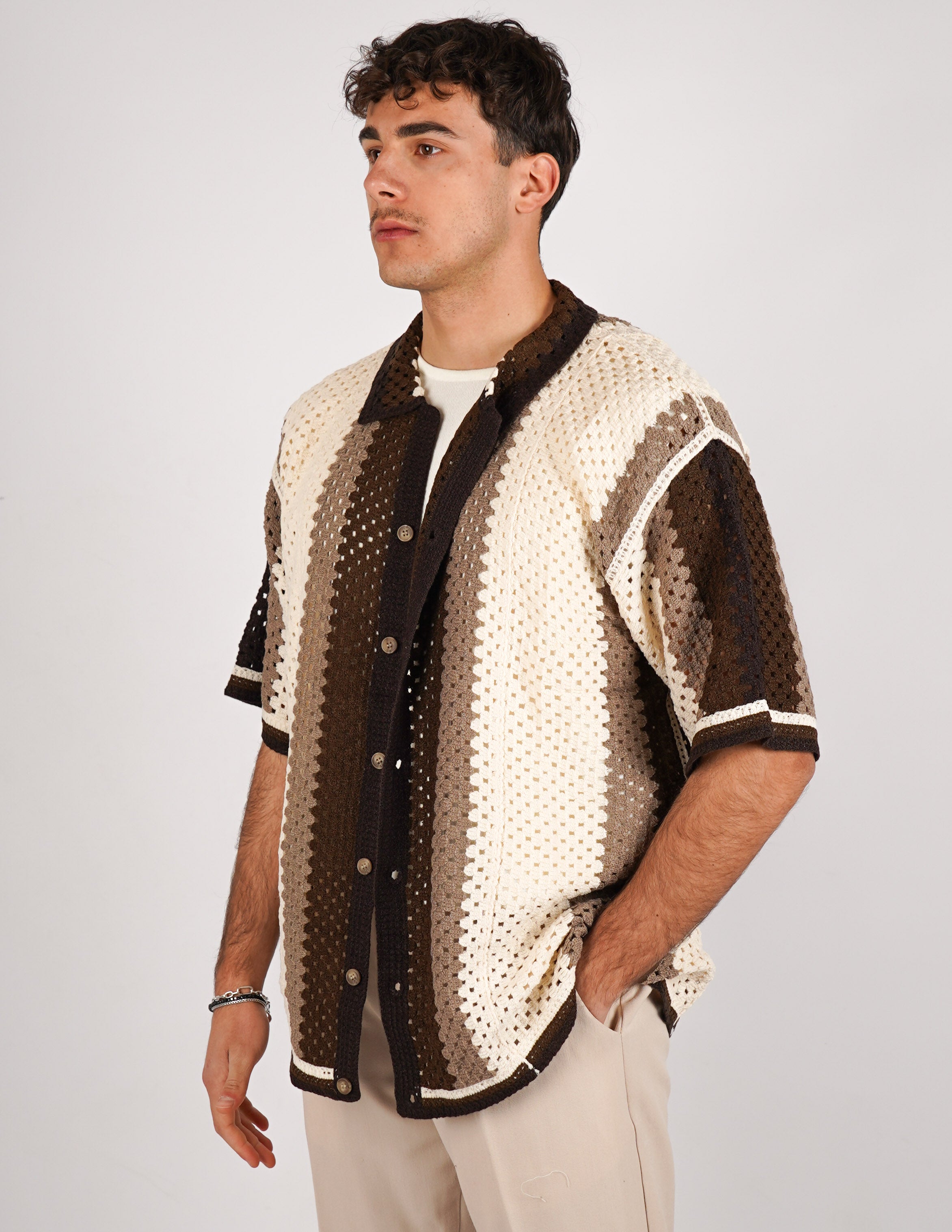 CAMICIA UOMO CROCHET
