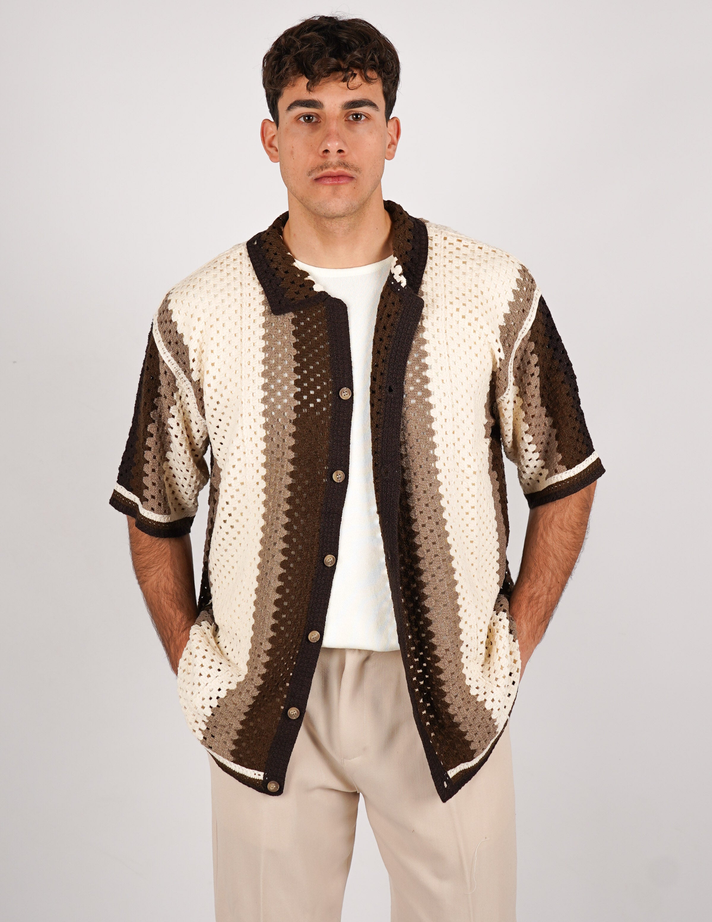 CAMICIA UOMO CROCHET
