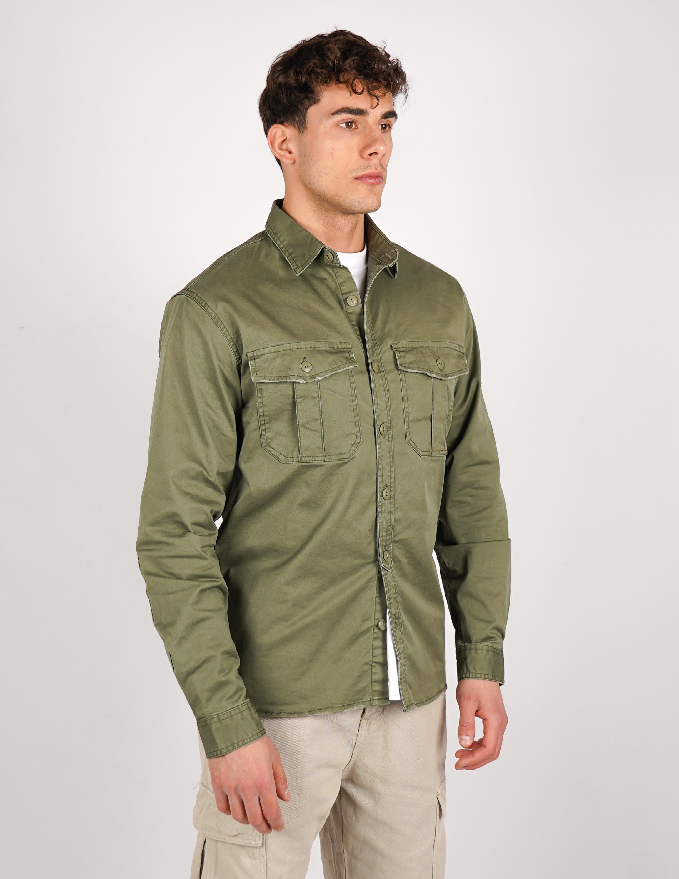 CAMICIA WORK CON STAMPA