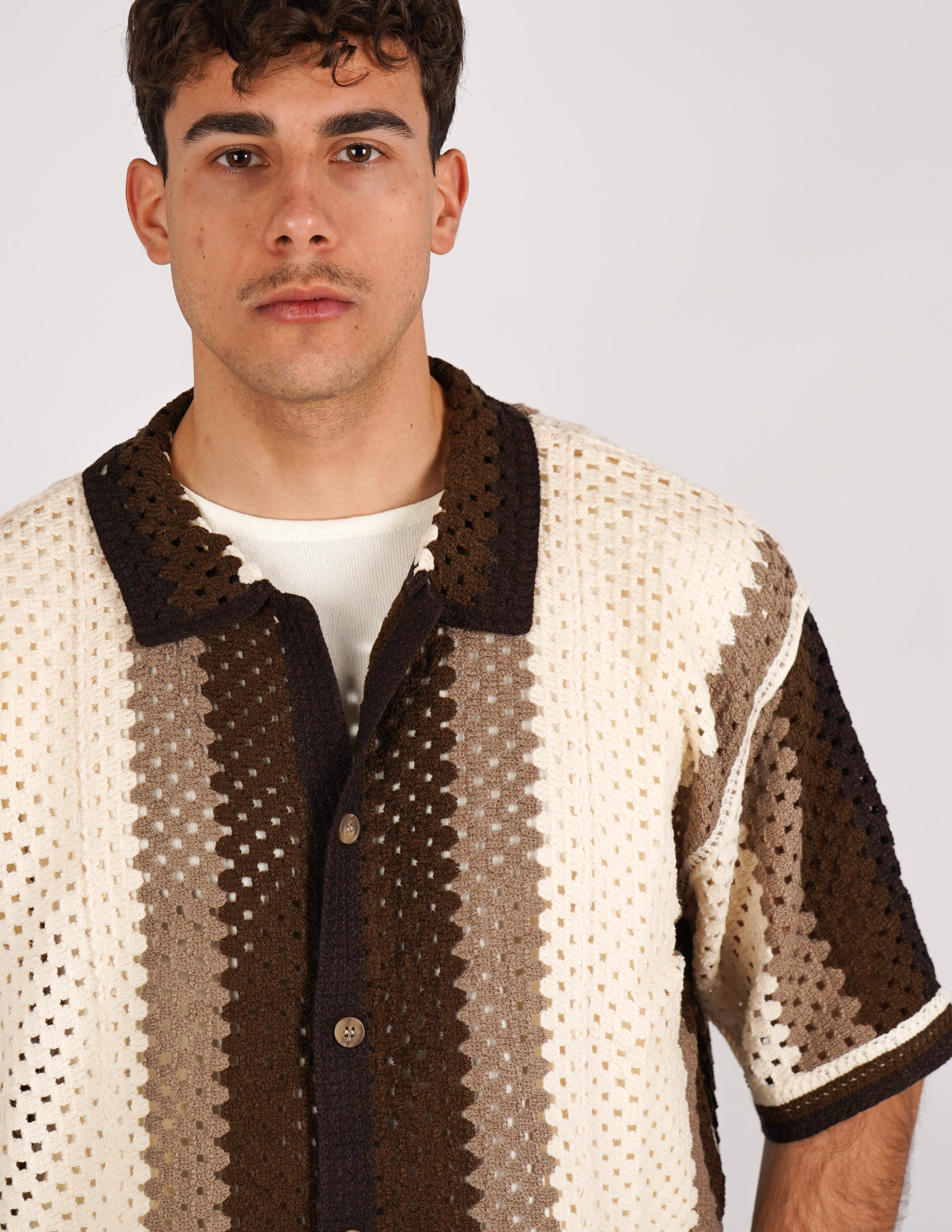 CAMICIA UOMO CROCHET