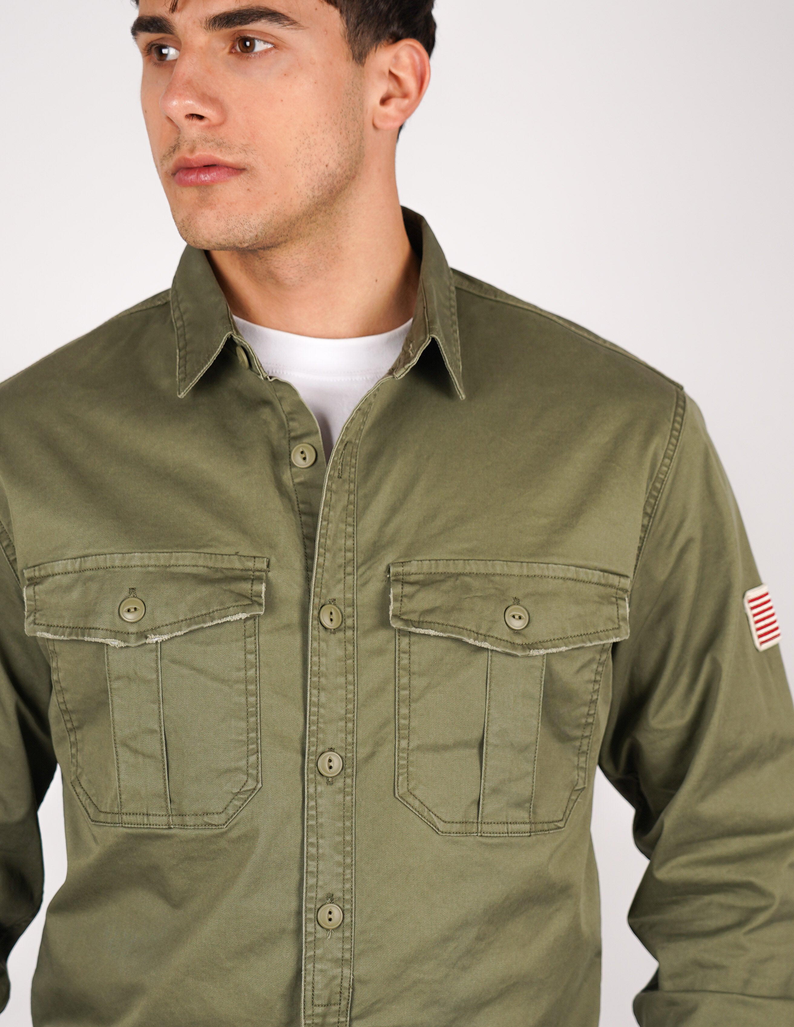 CAMICIA WORK CON STAMPA