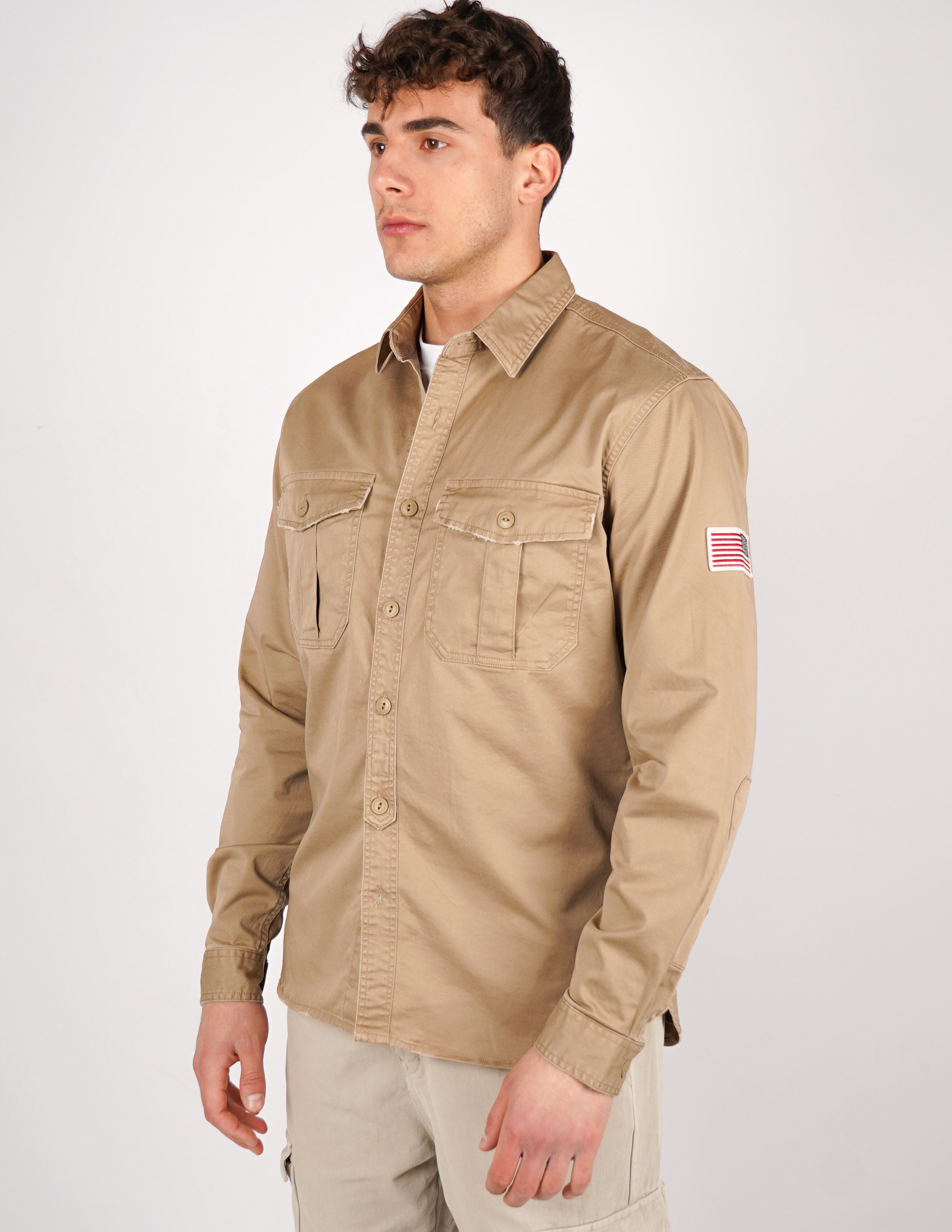 CAMICIA WORK CON STAMPA