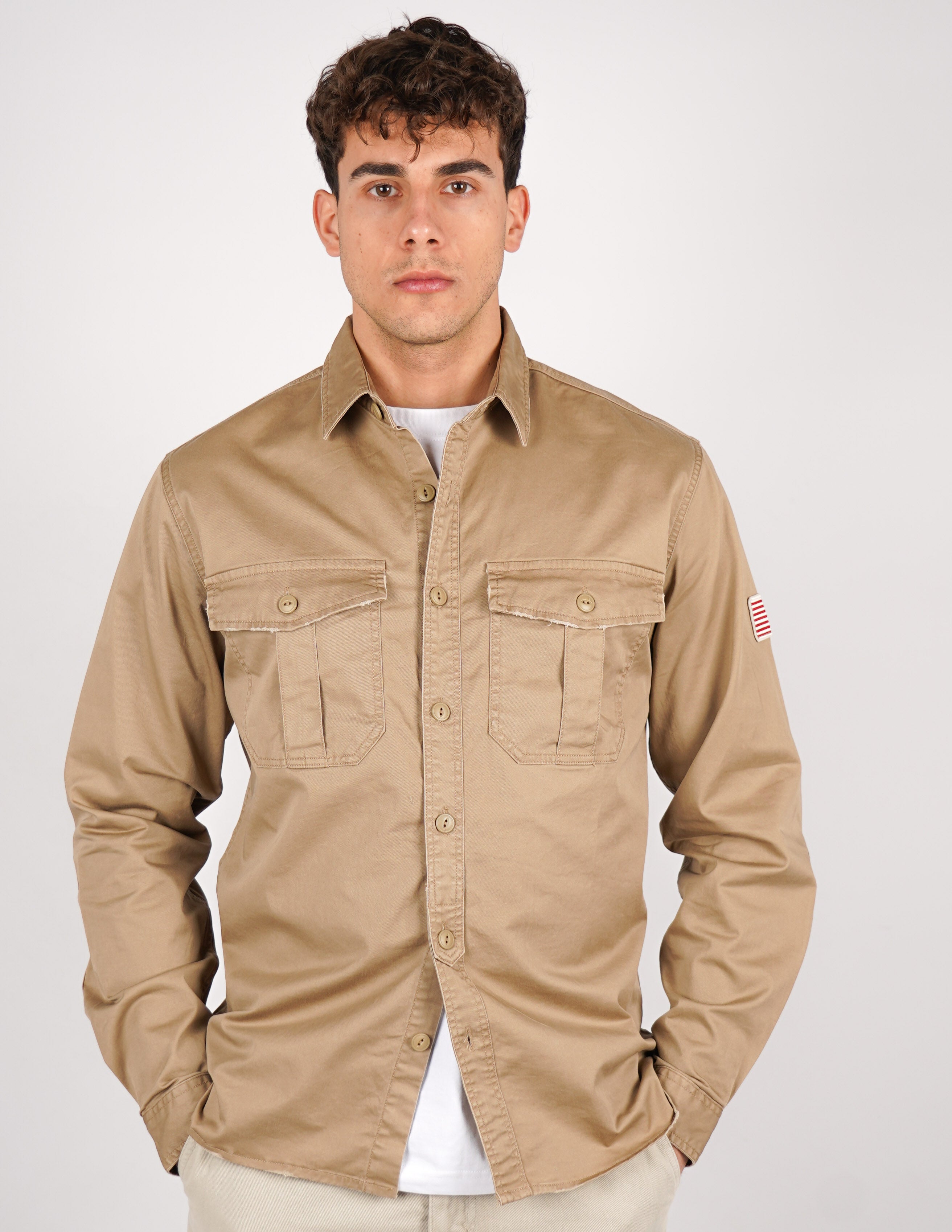 CAMICIA WORK CON STAMPA