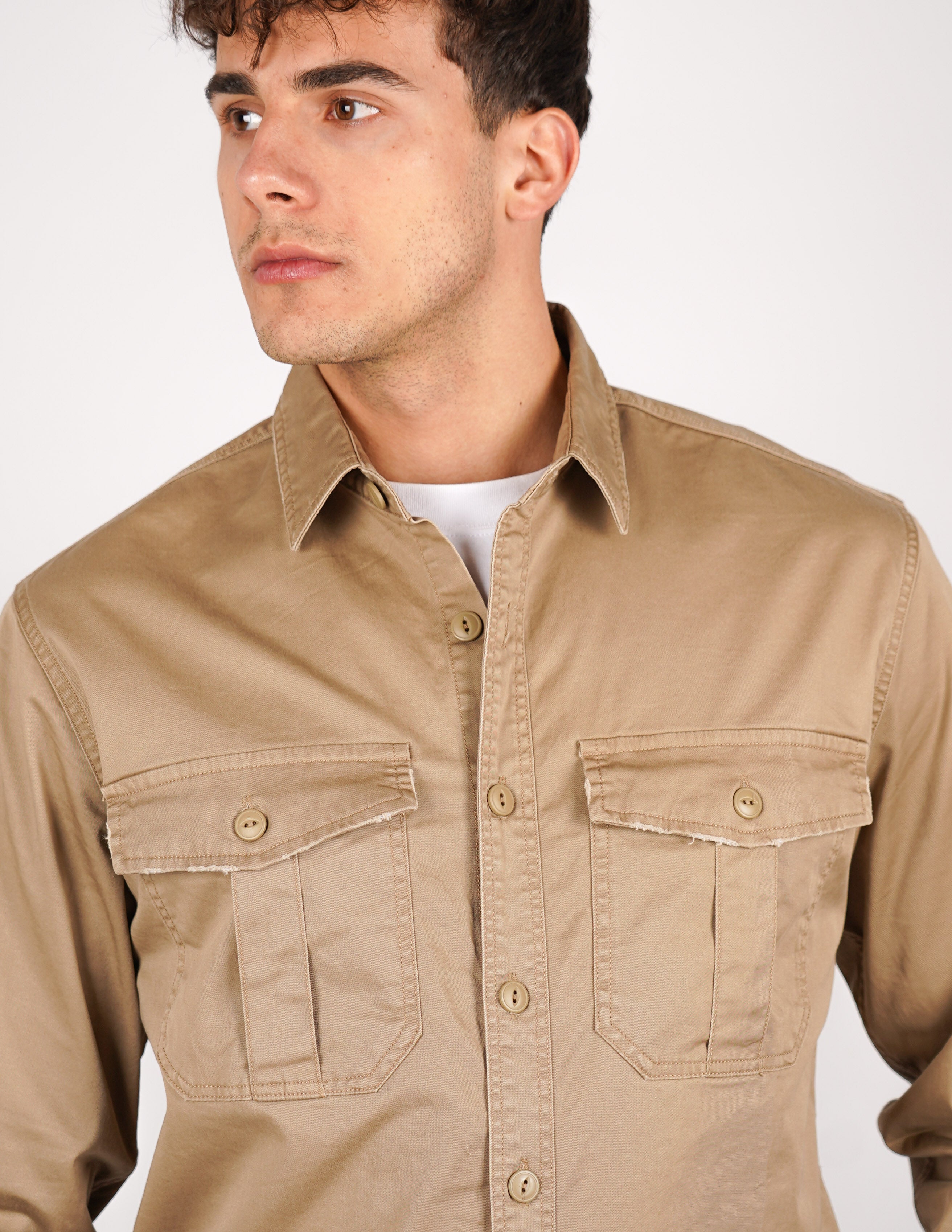 CAMICIA WORK CON STAMPA